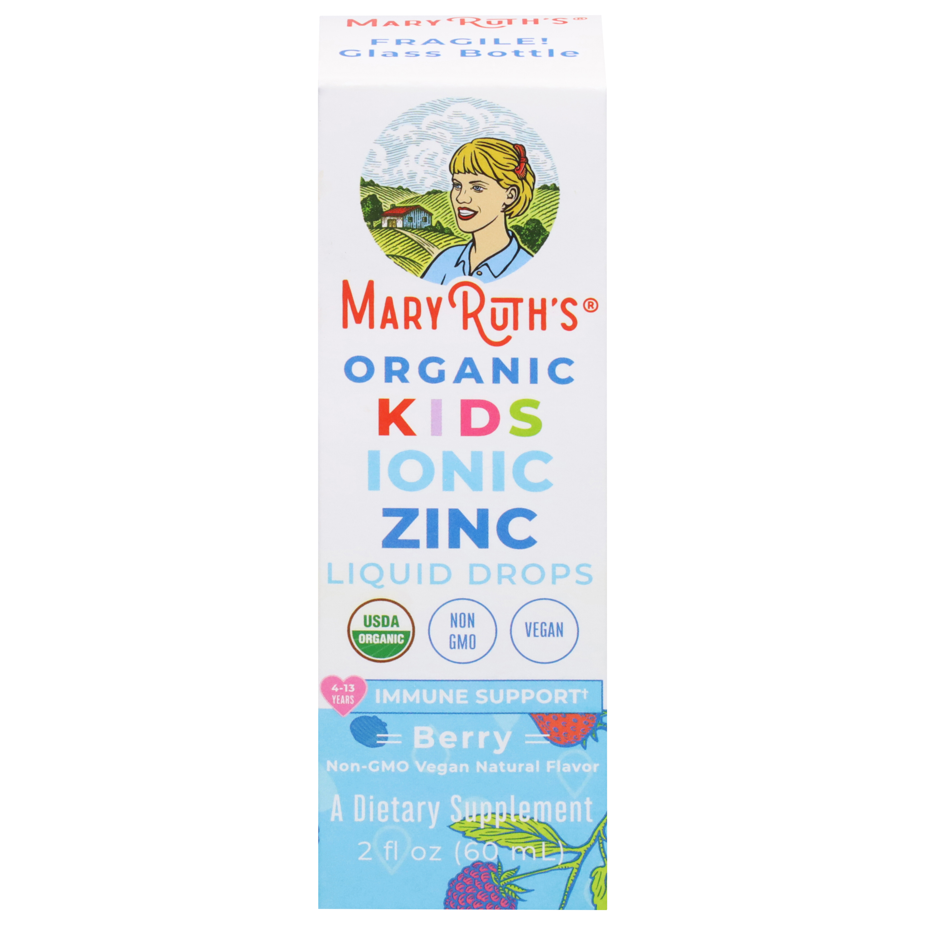 MaryRuth's Organic Liquid Drops Kids Berry Ionic Zinc
