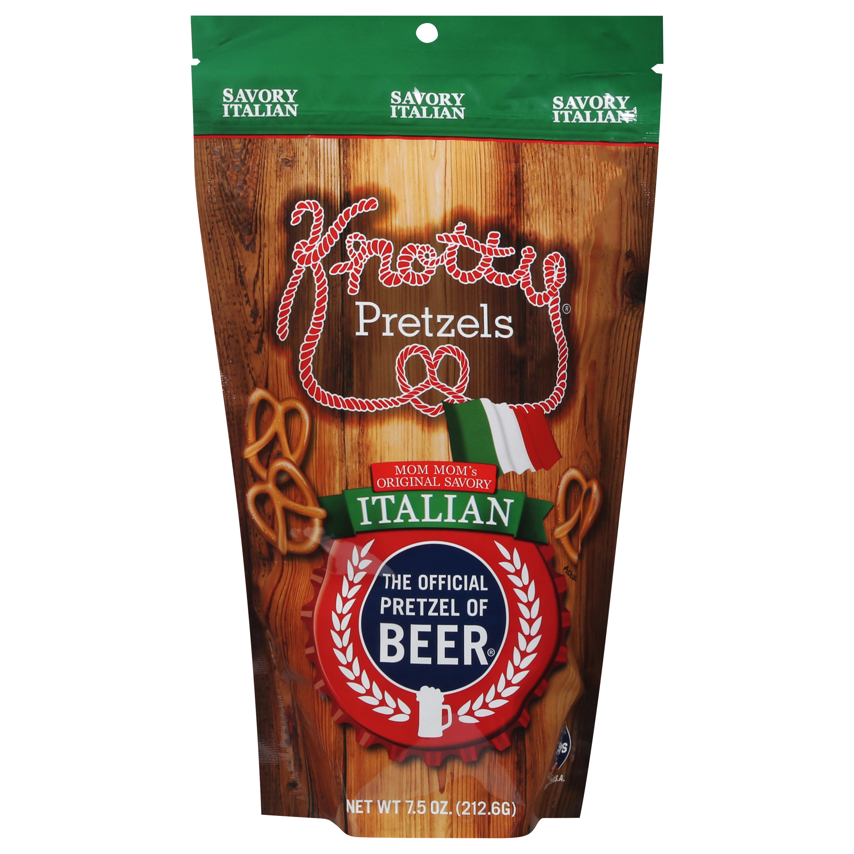 Knotty Pretzels Italian Savory Italian Pretzels