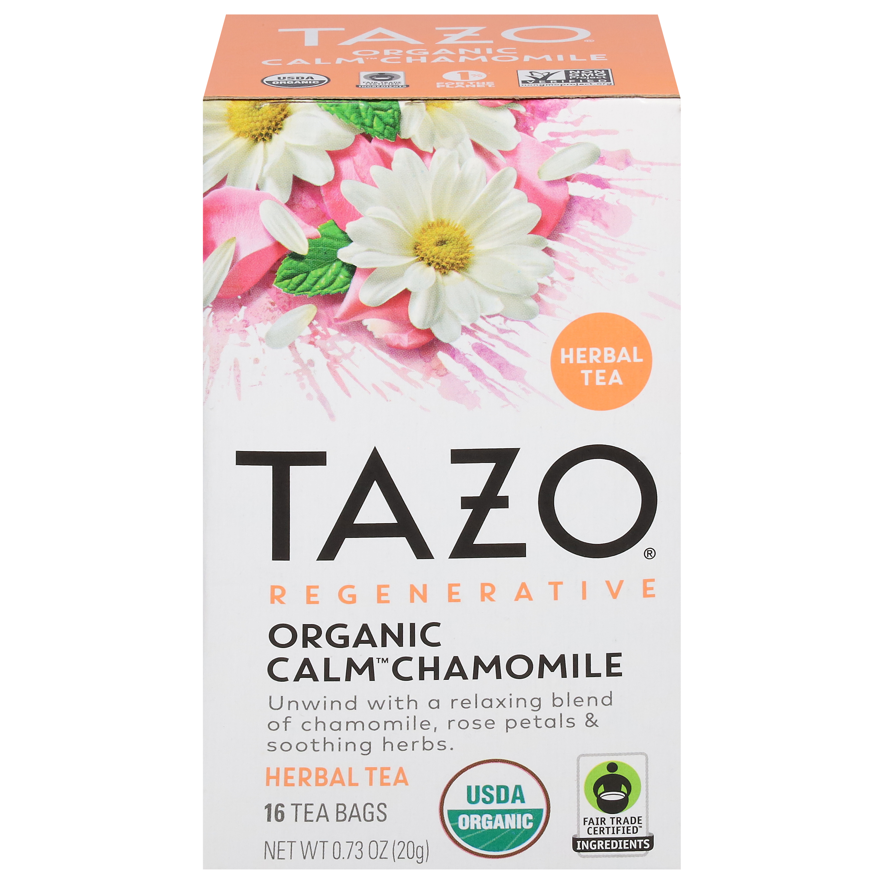 Tazo Organic Calm Chamomile Herbal Tea