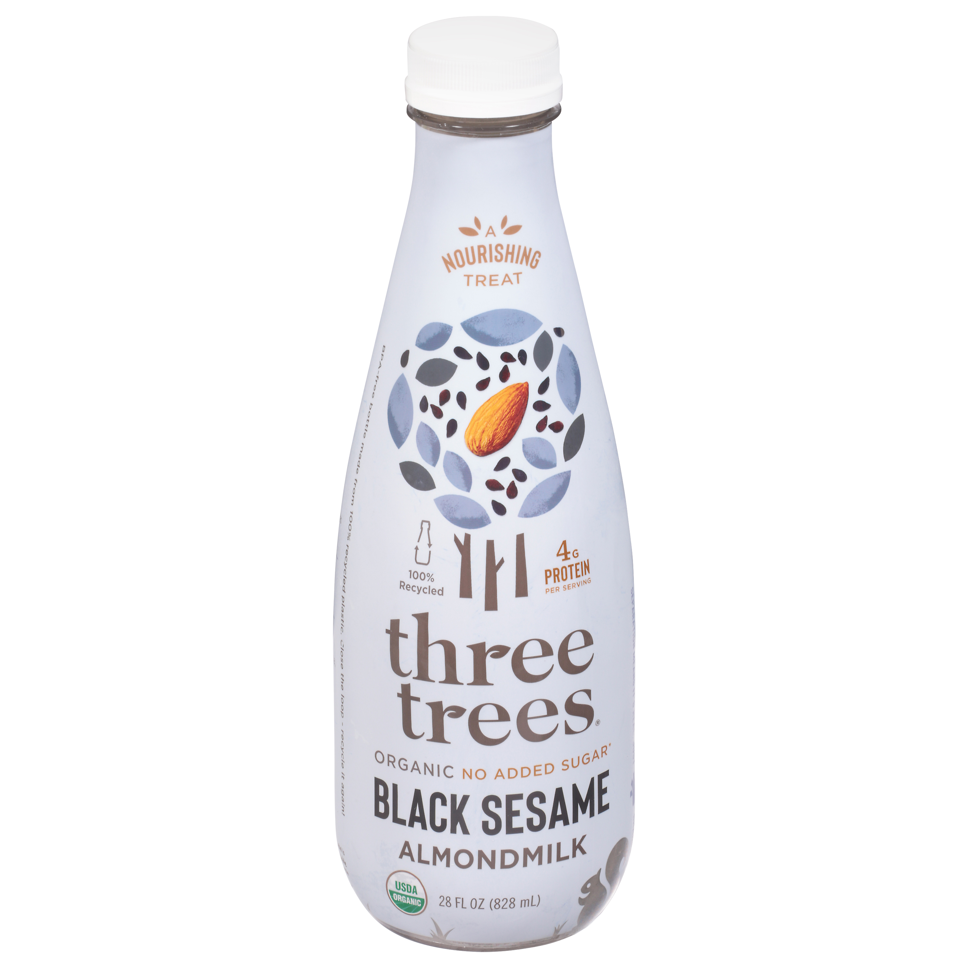 Three Trees Organic Black Sesame Almond Milk