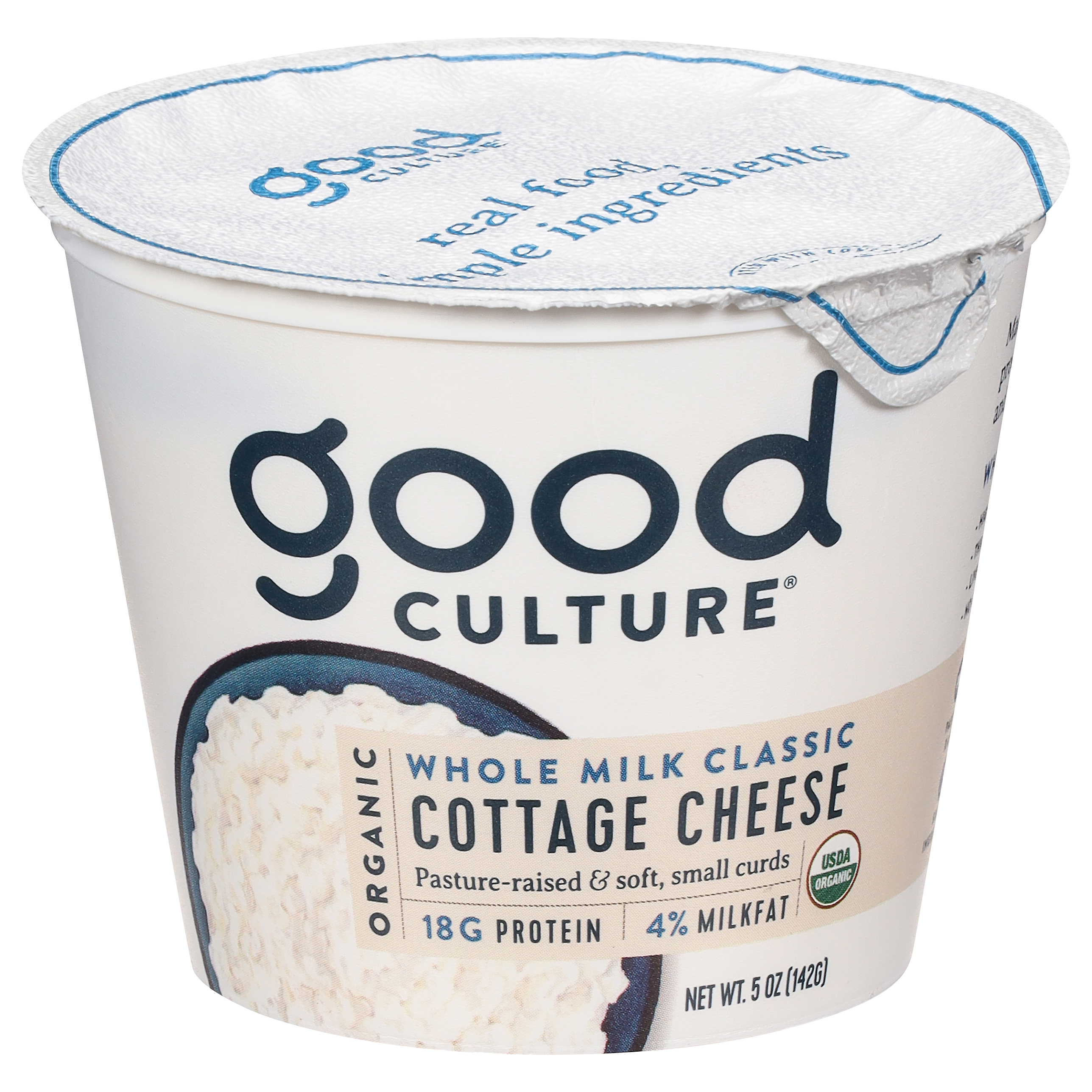 Good Culture Organic Whole Milk Classic Cottage Cheese