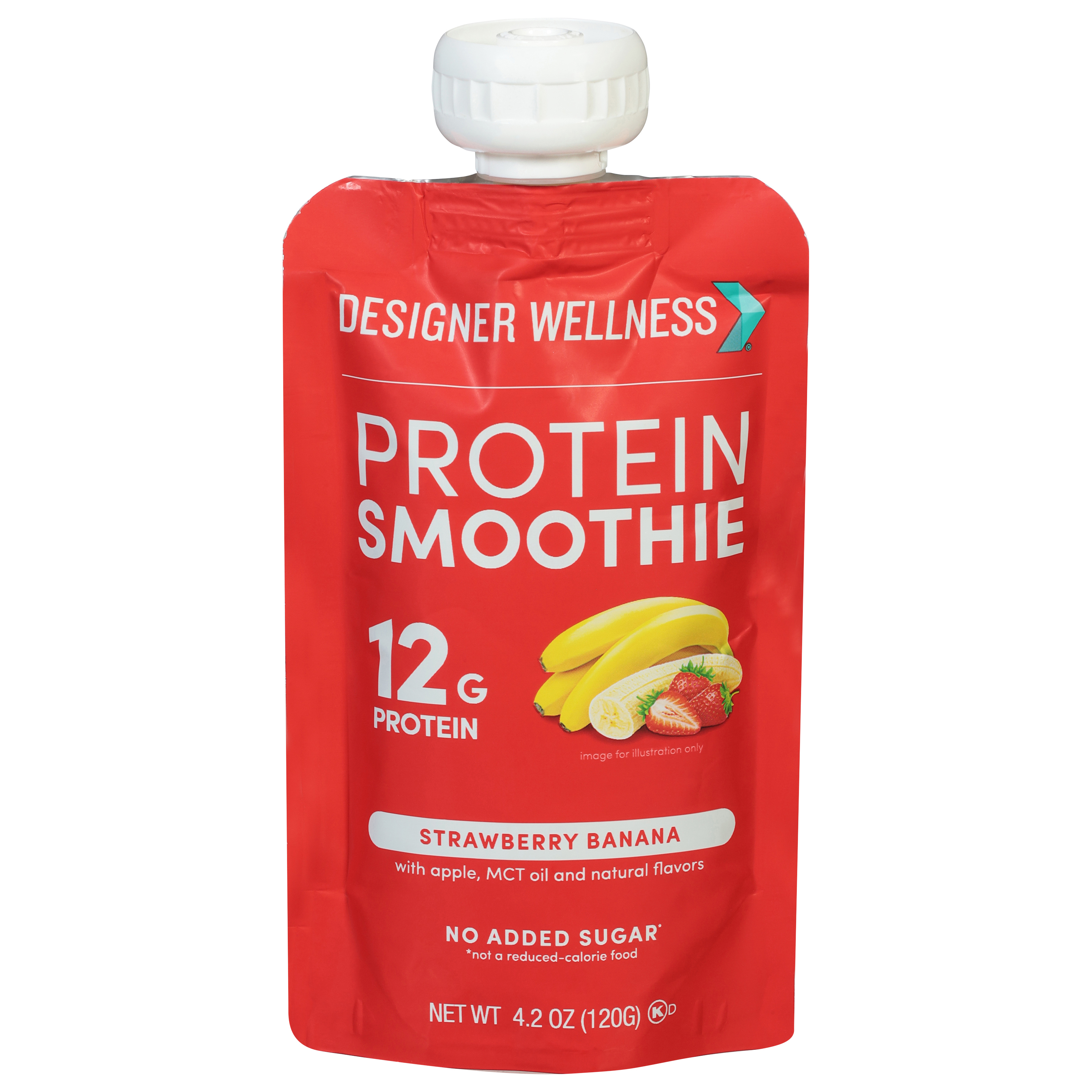 Designer Wellness Strawberry Banana Protein Smoothie