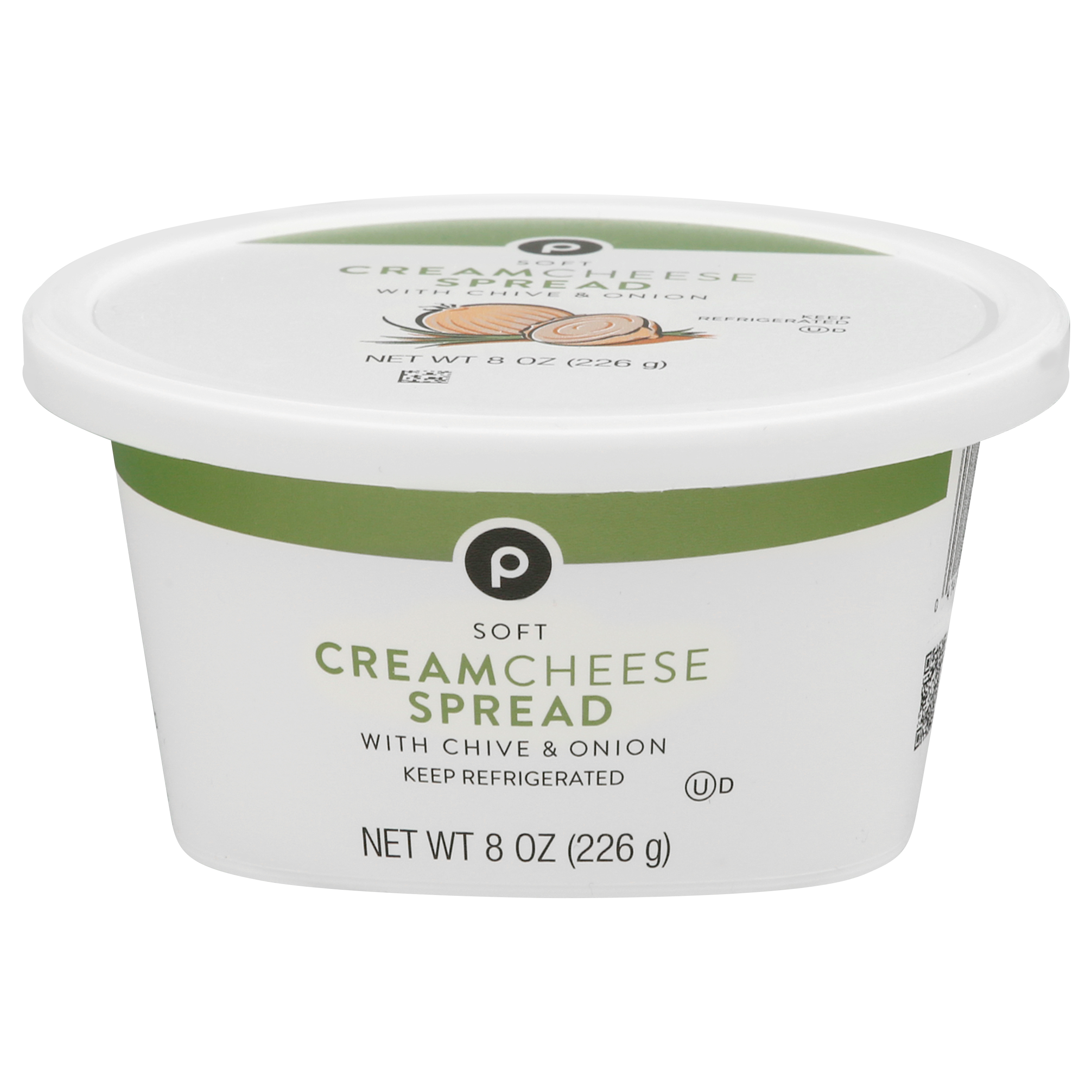 Publix Soft with Chive & Onion Cream Cheese Spread 8 oz CUP\TUB