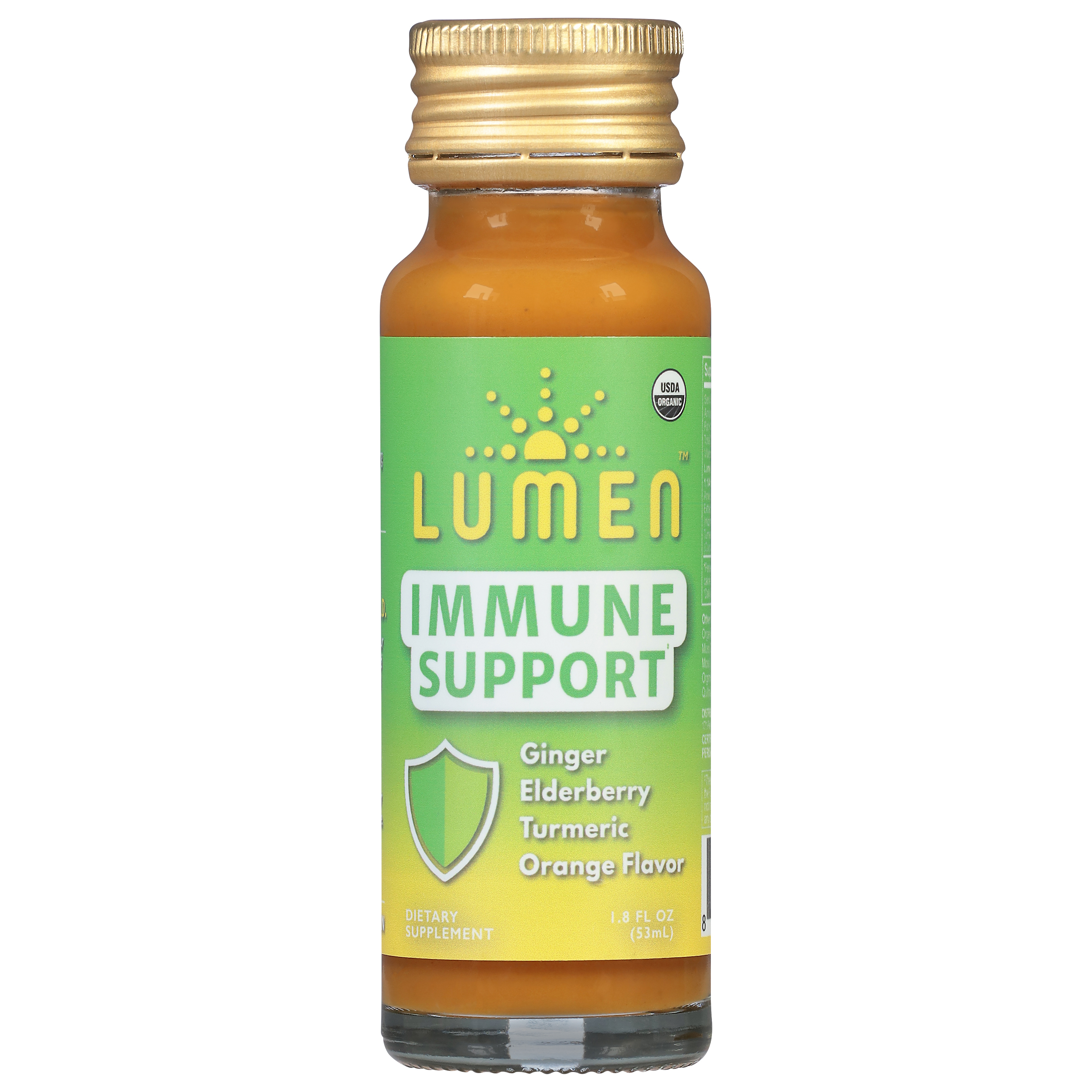 Lumen Ginger Elderberry Turmeric Orange Flavor Immune Support