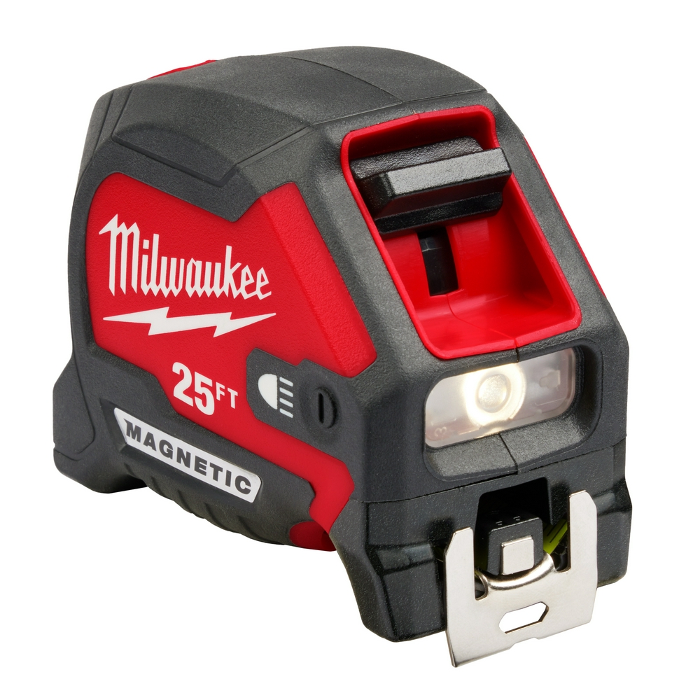MIL 48-22-0428 25ft MAGNETIC TAPE MEASURE WITH 100 LUMEN LED