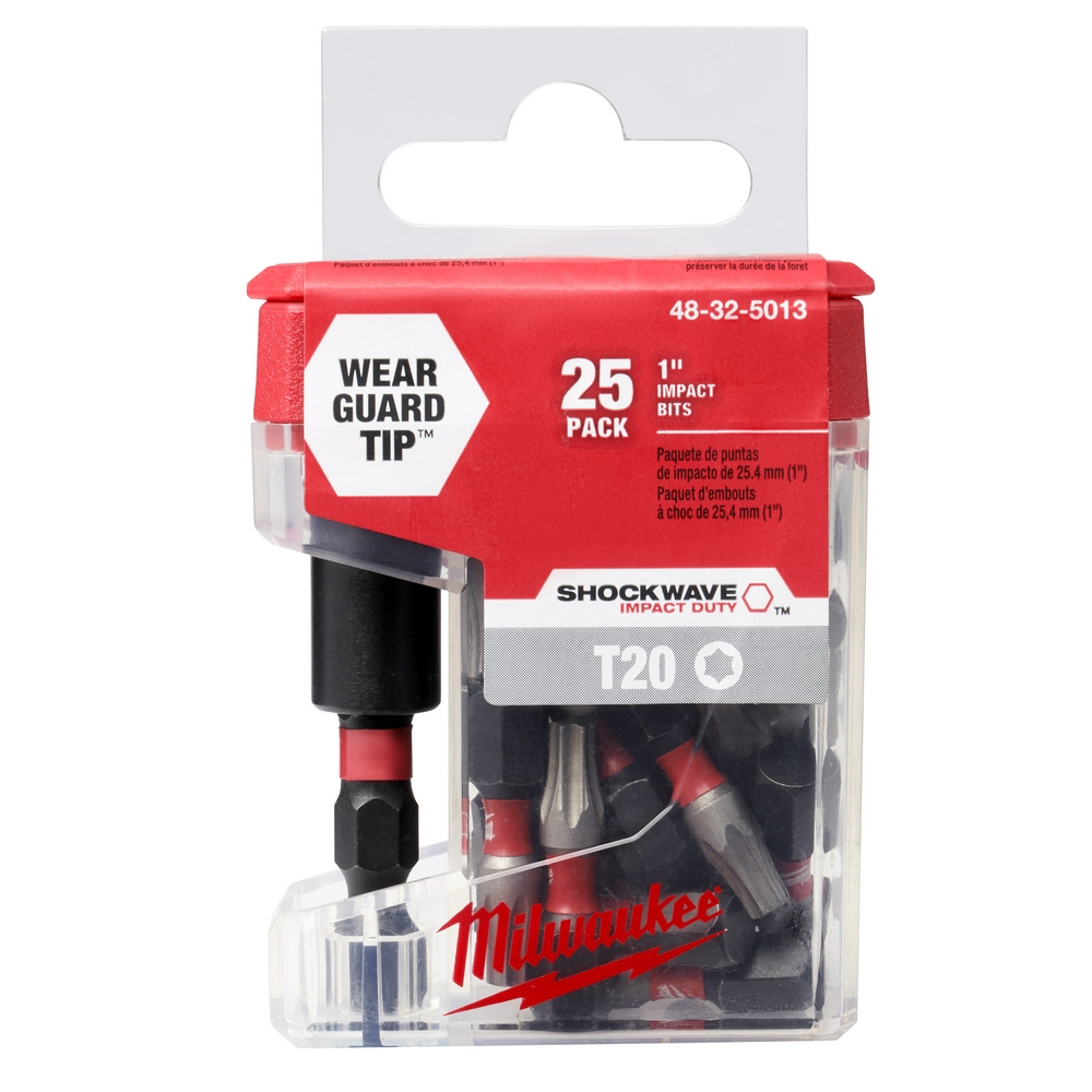 SHOCKWAVE Impact T20 Insert Bits with Bit Holder 25PK