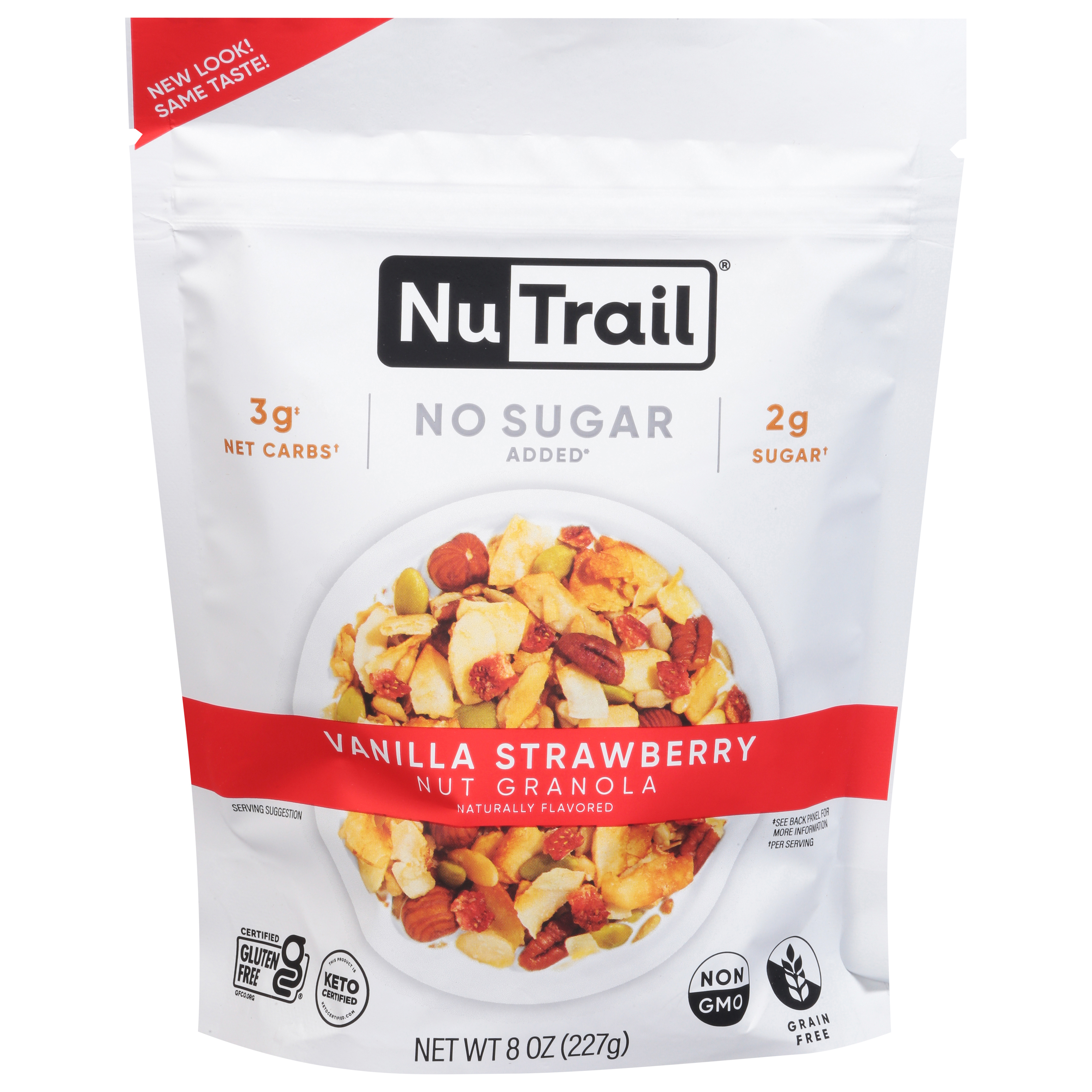 NuTrail Vanilla Strawberry Nut Granola