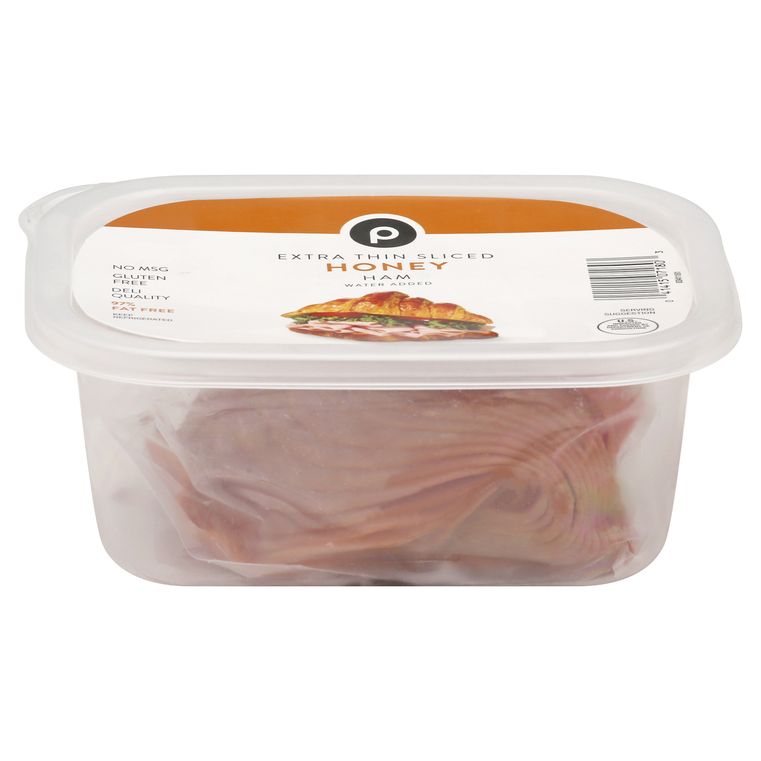 Publix Extra Thin Sliced Honey Ham 9.0 oz CONTAINER