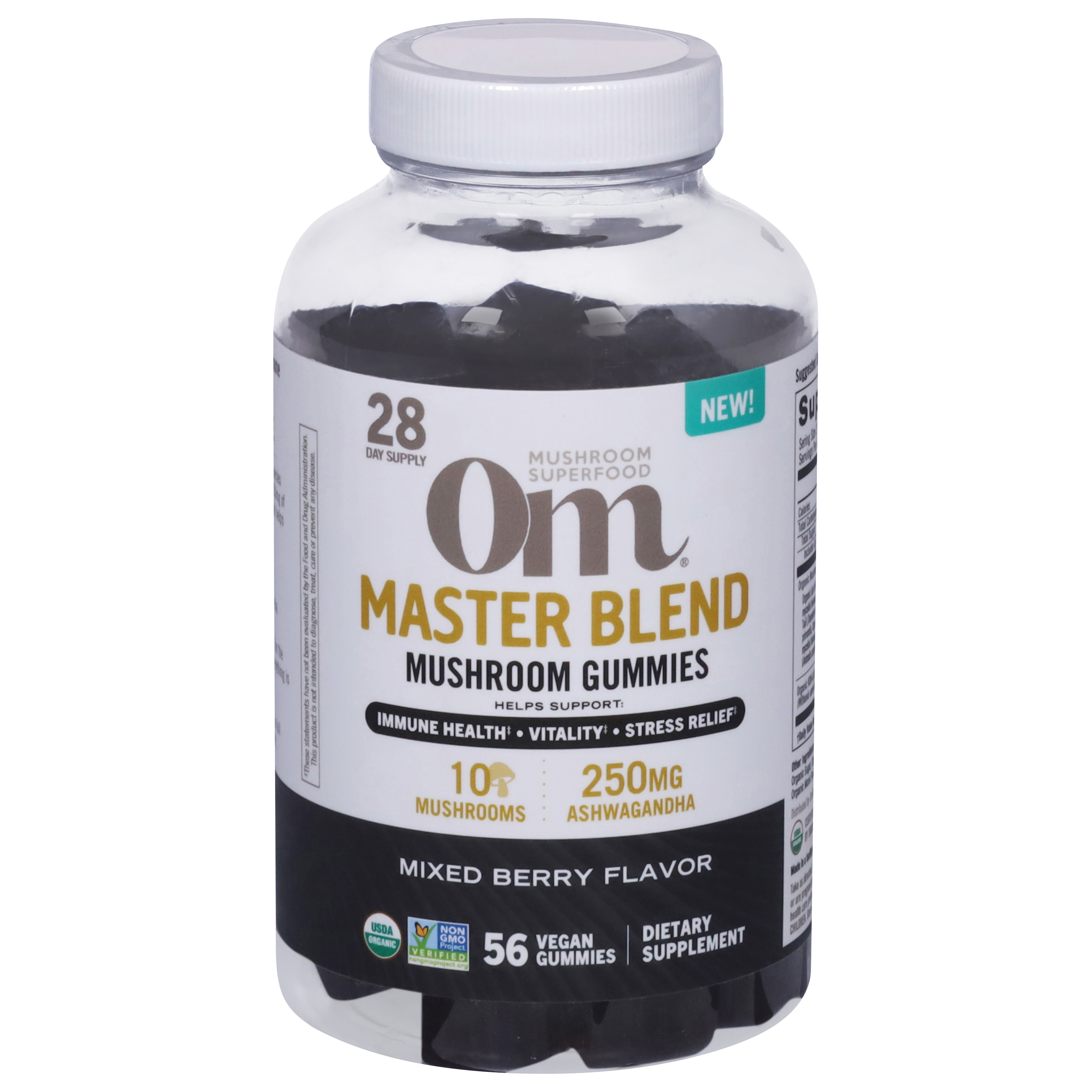 Om Mushroom Master Blend 56 Vegan Gummies
