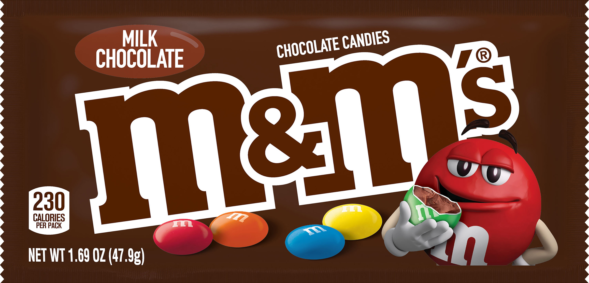 M&M'S Milk Chocolate Candy Full Size Bulk Pack (1.69 oz., 48 ct.) —  wholesale-americas