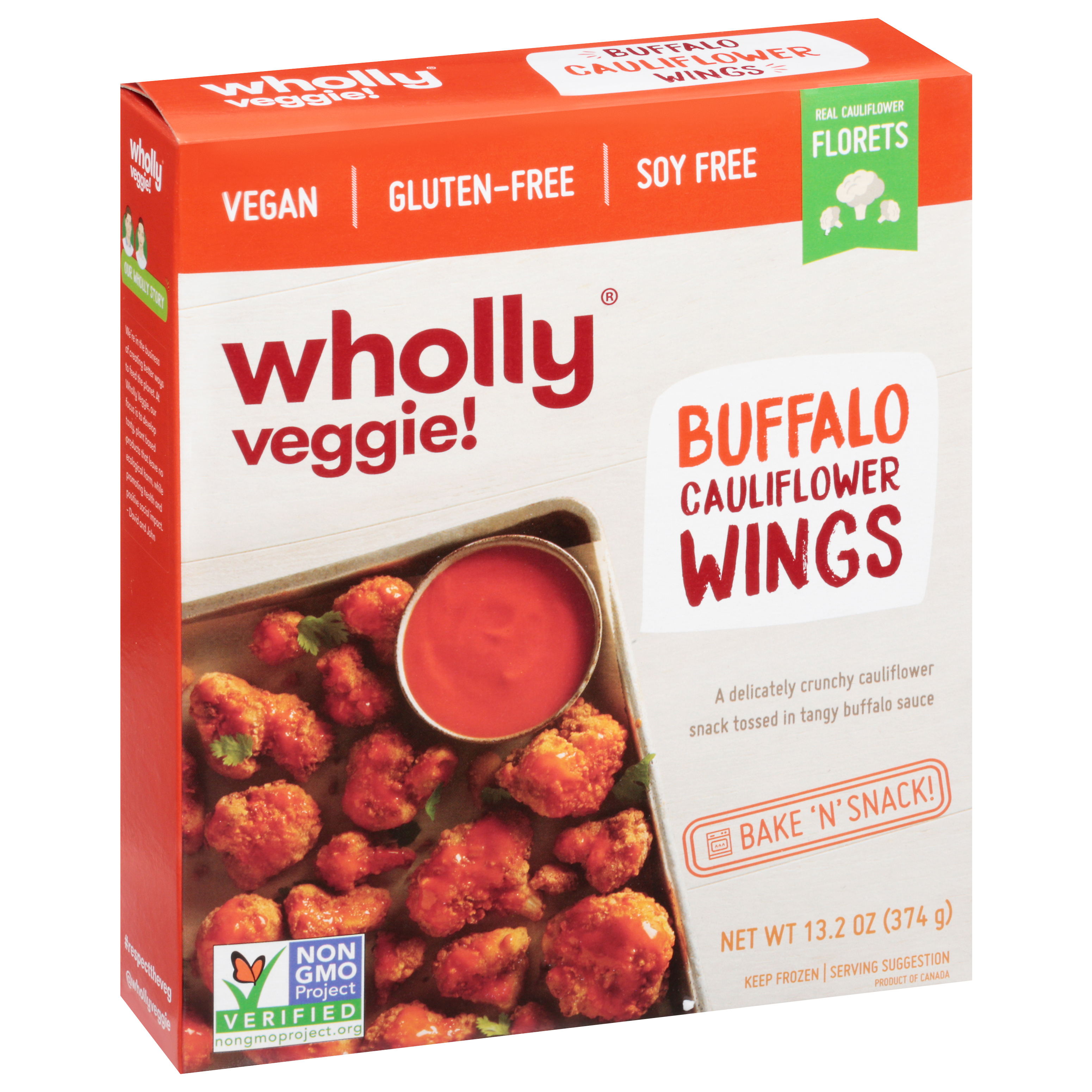 Wholly Veggie! Buffalo Cauliflower Wings