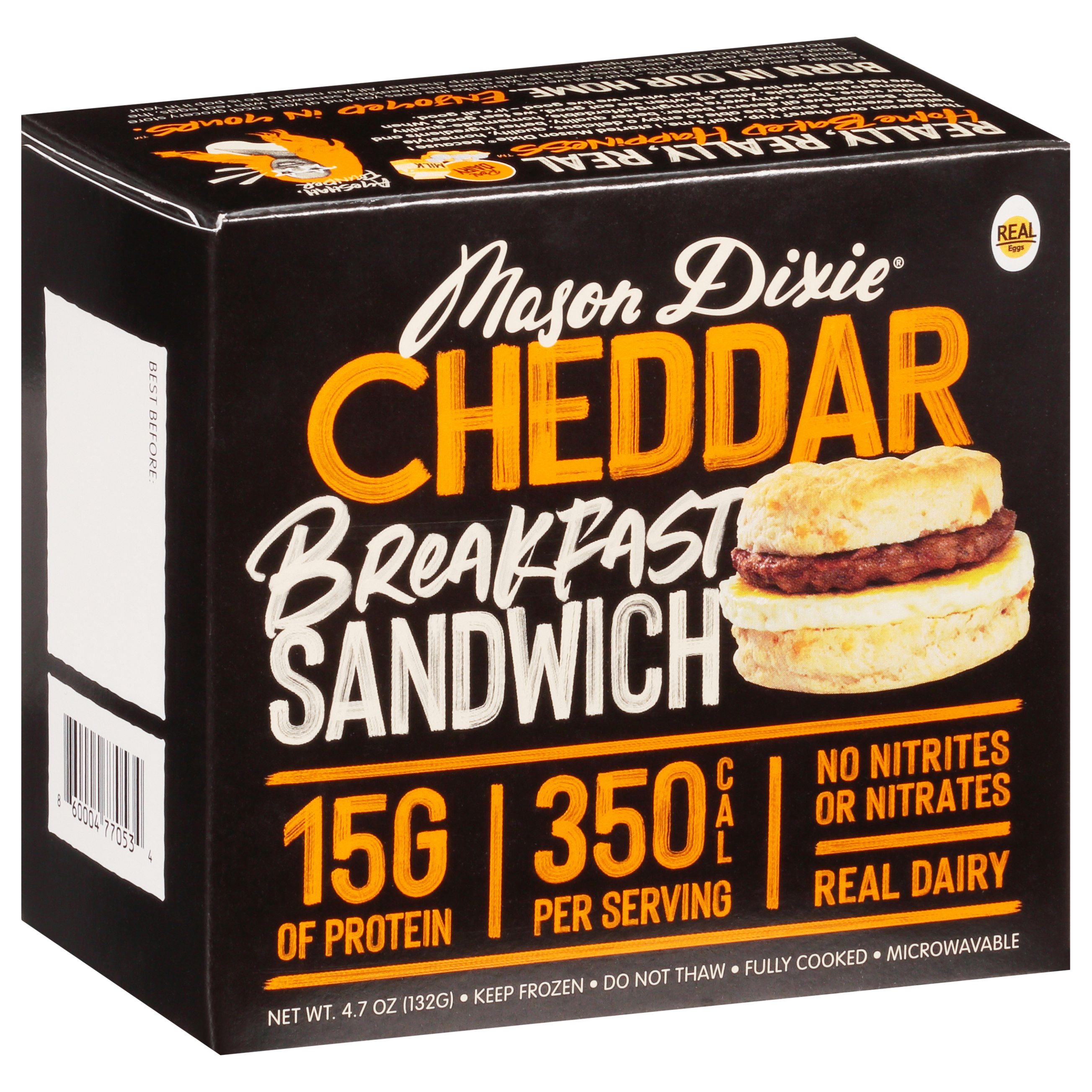 Mason Dixie Cheddar Breakfast Sandwich