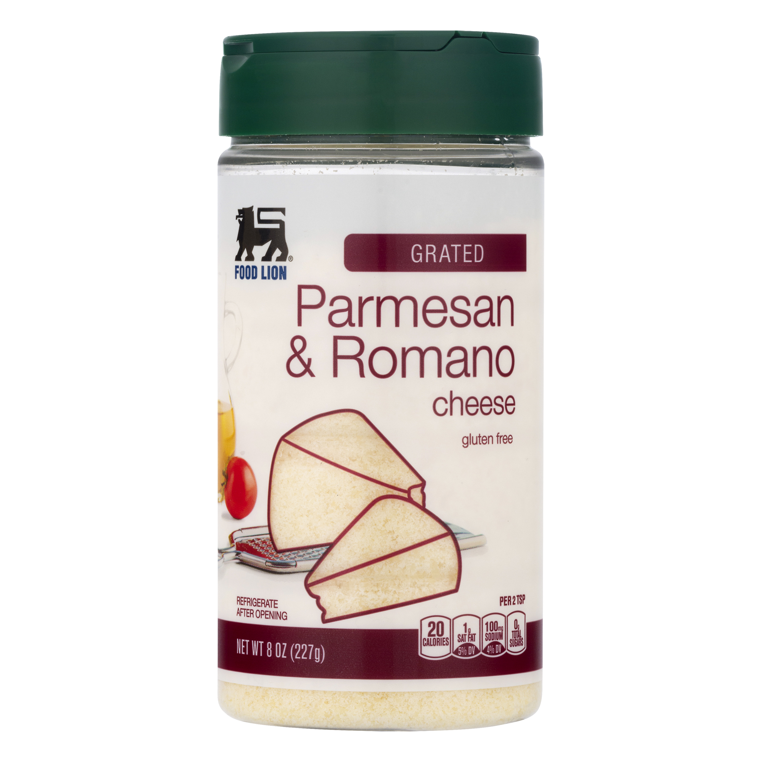 Food Lion Cheese, Parmesan & Romano, Grated, Jar