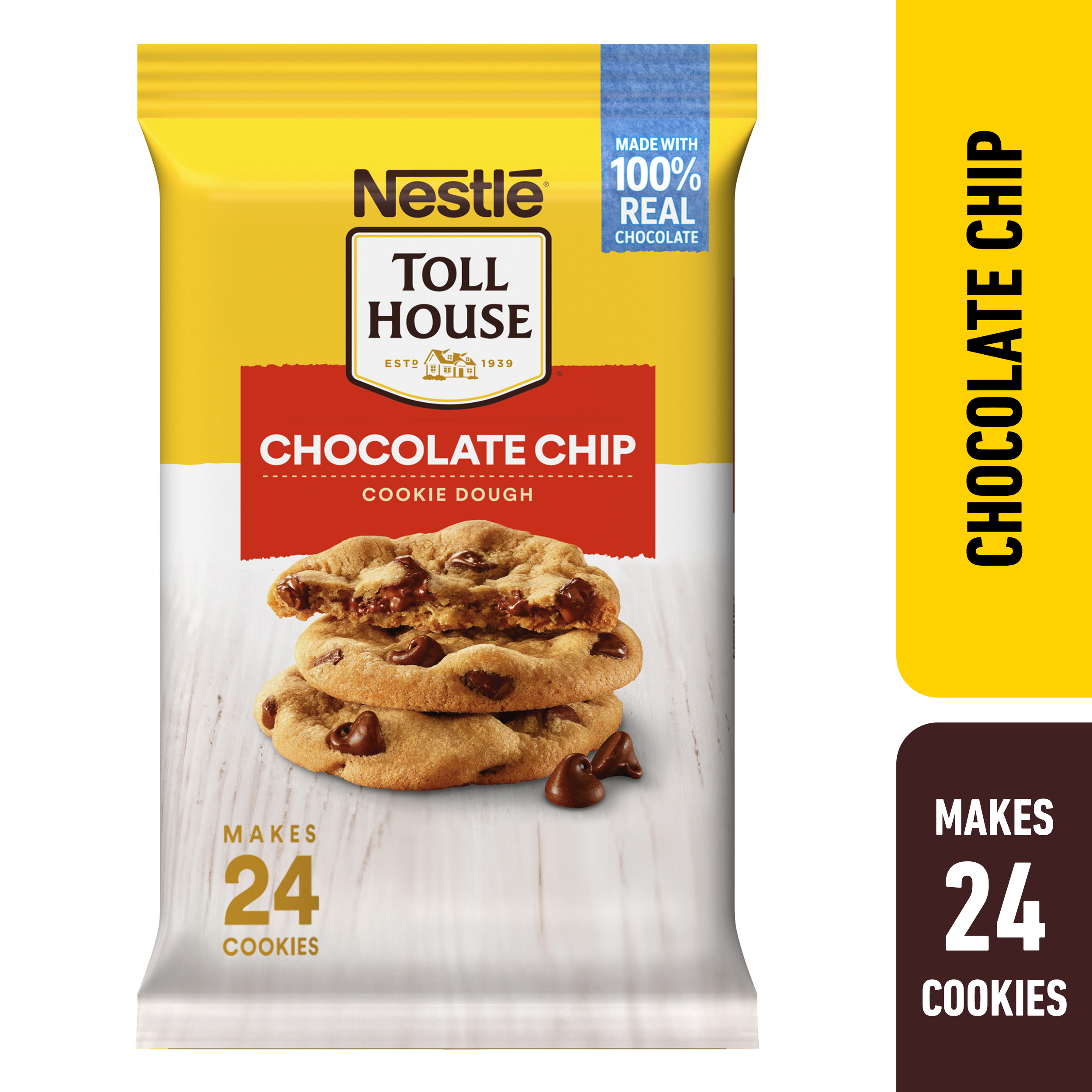 Toll House Cookie Dough, Chocolate Chip, 16.5 Ounce