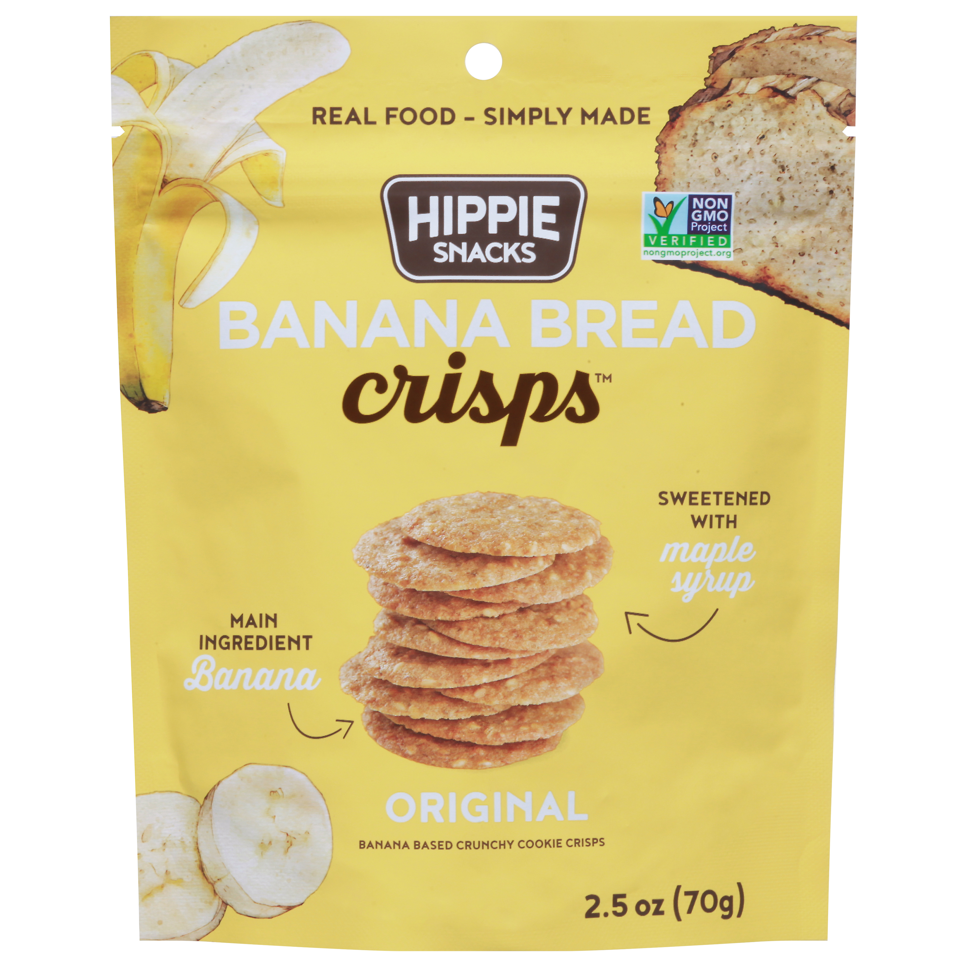 Hippie Snacks Original Banana Bread Crisps