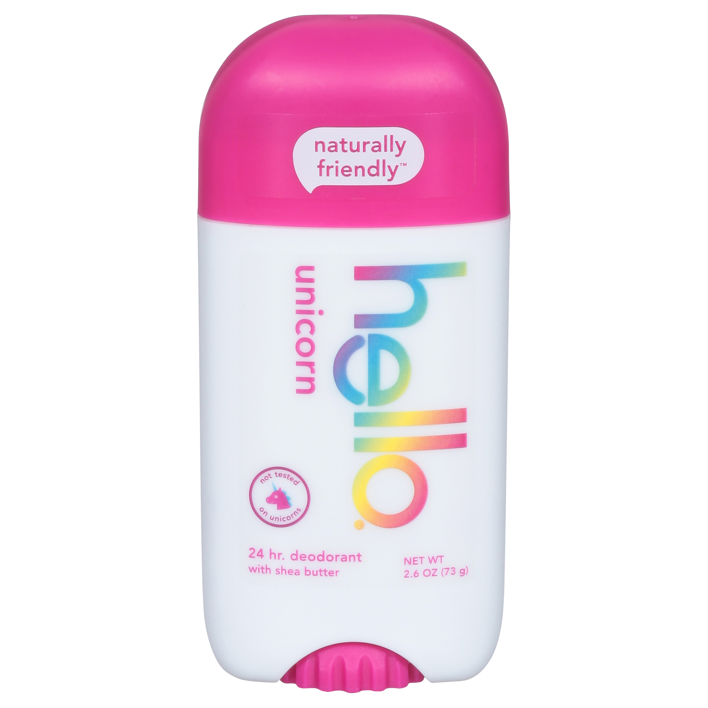 Hello Naturally Friendly Unicorn Deodorant with Shea Butter