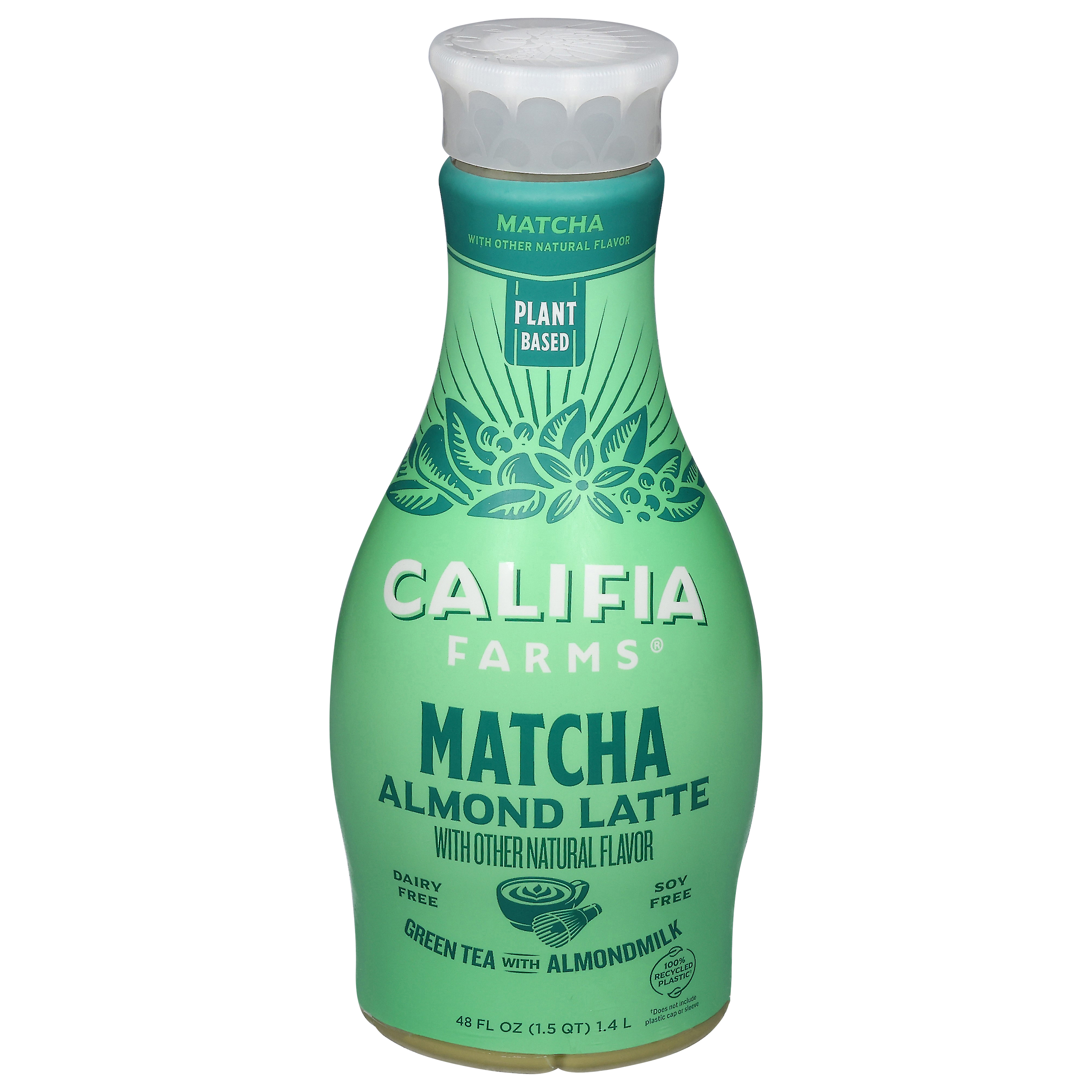 Califia Farms Plant Based Matcha Almond Latte Green Tea with Almondmilk
