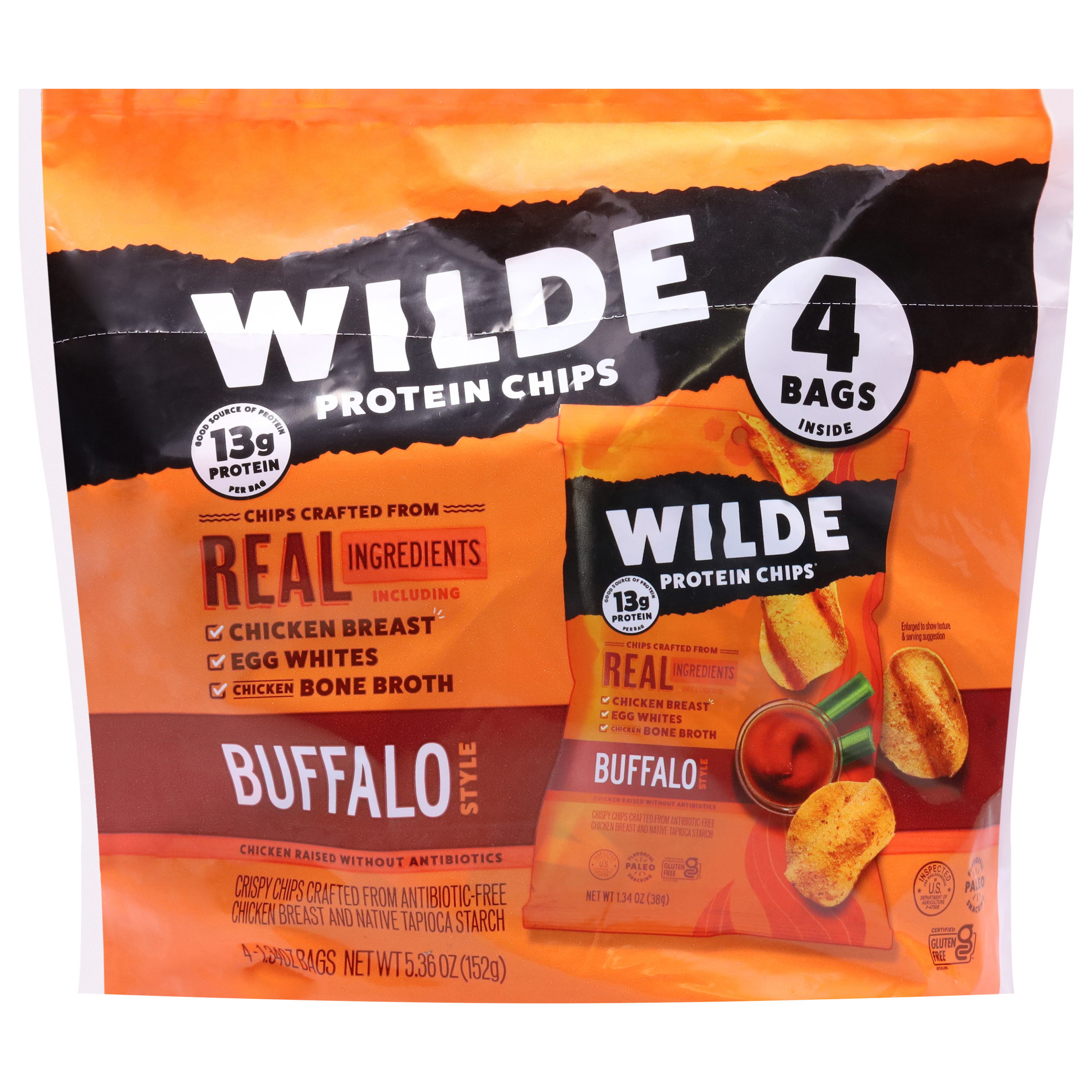Wilde Buffalo Style Protein Chips