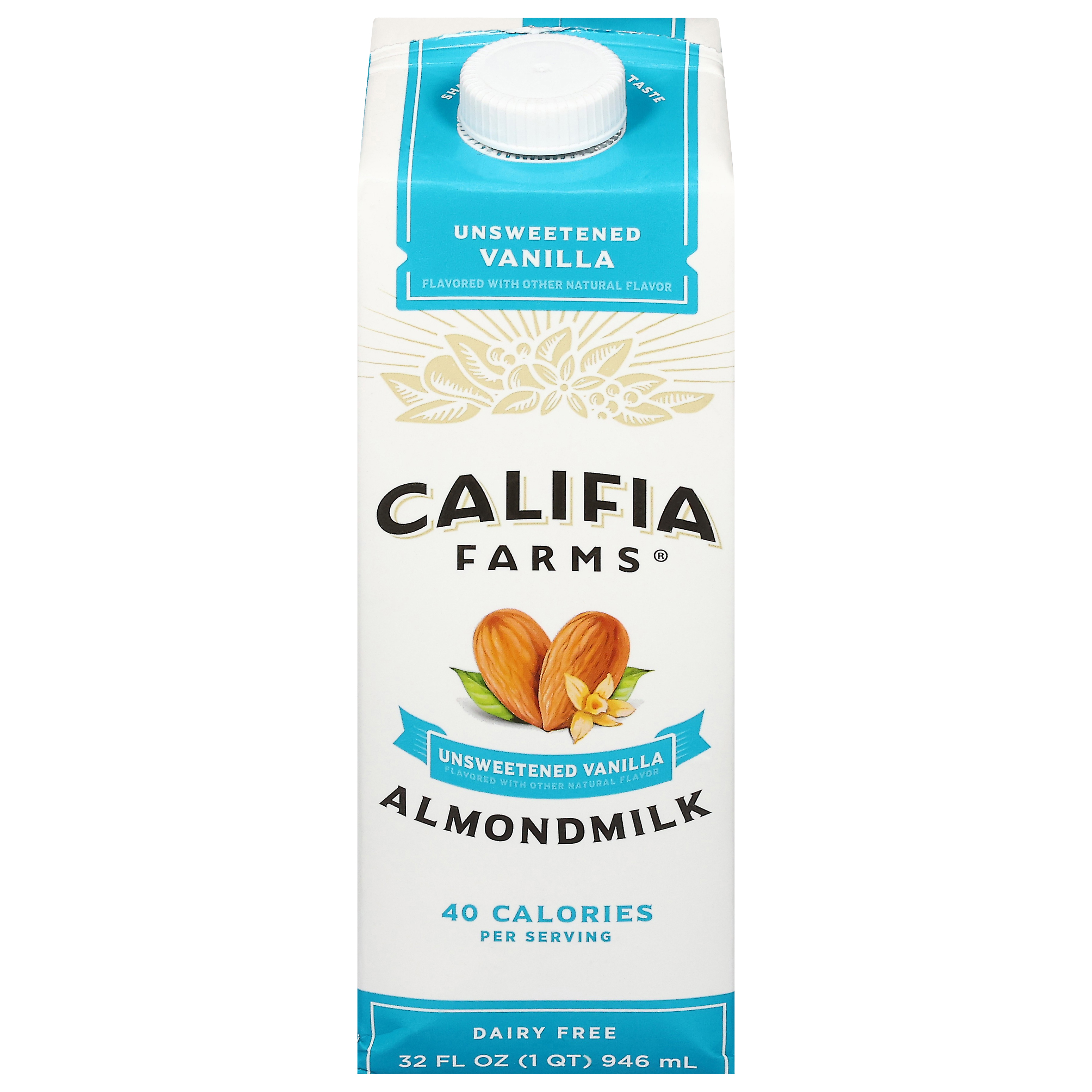 Califia Farms Dairy Free Unsweetened Vanilla Almondmilk