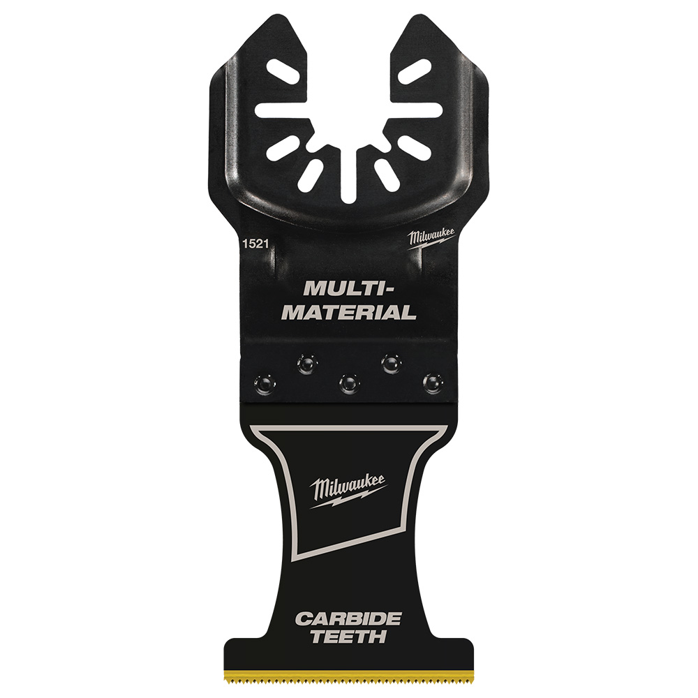 MIL 49-25-1521 OPEN-LOK 1-3/8" TITANIUMCARBIDE MULTI-MATERIAL BLADE 1PK. HIGH CARBON STEEL IDEAL FOR CUTS IN CLEAN WOOD, DRYWALL, & PVC