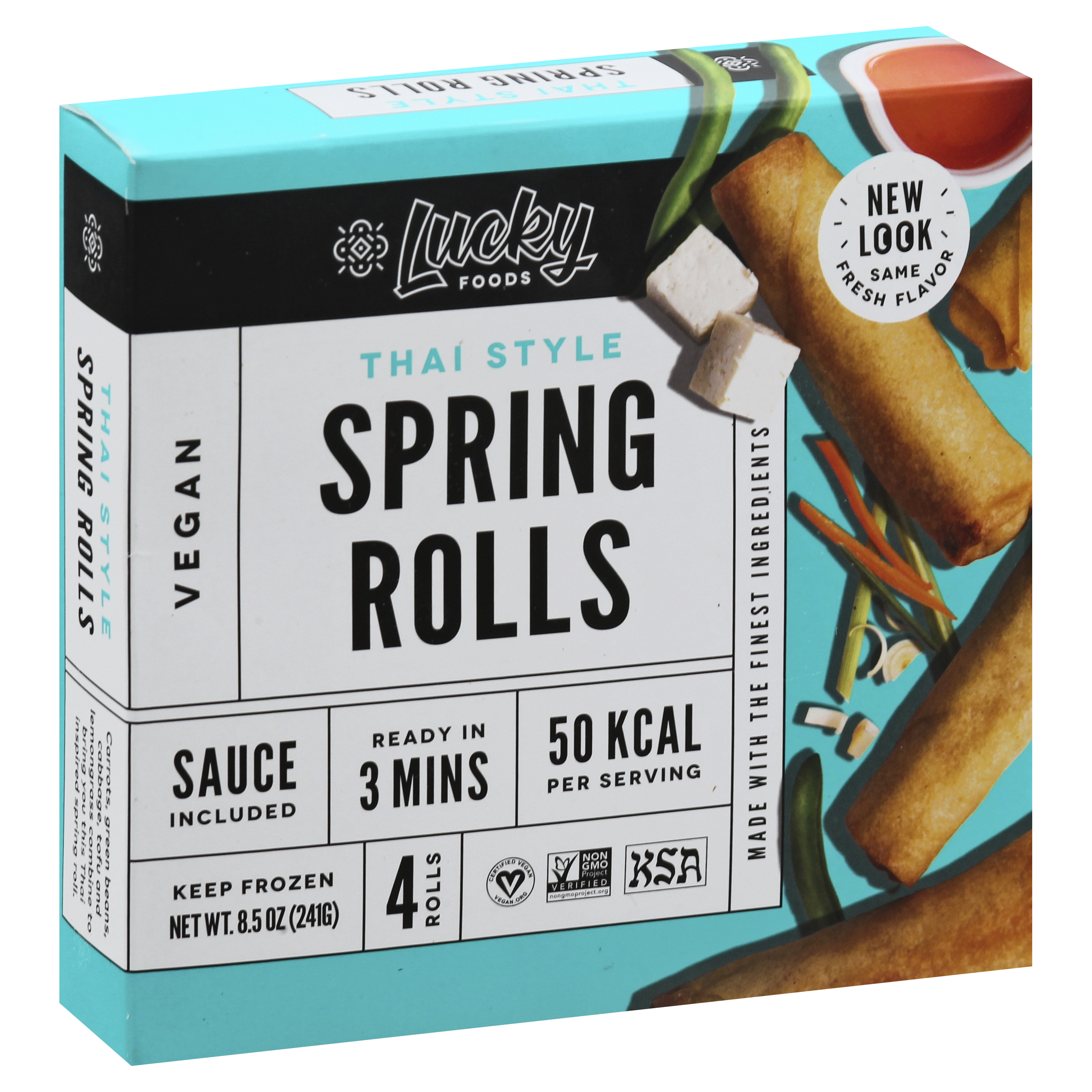 Lucky Foods Vegan Thai Style Spring Rolls