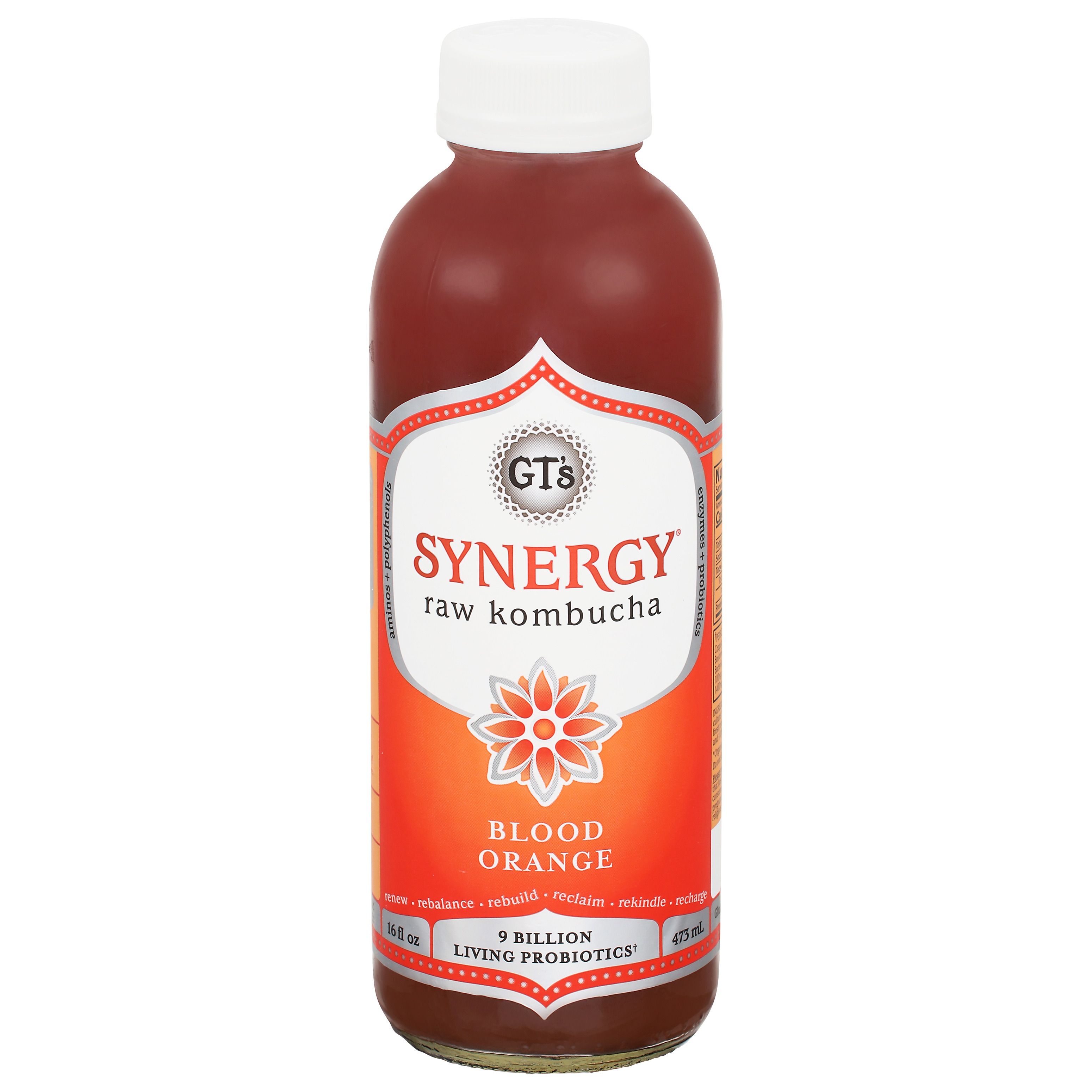 GT's Synergy Raw Blood Orange Kombucha