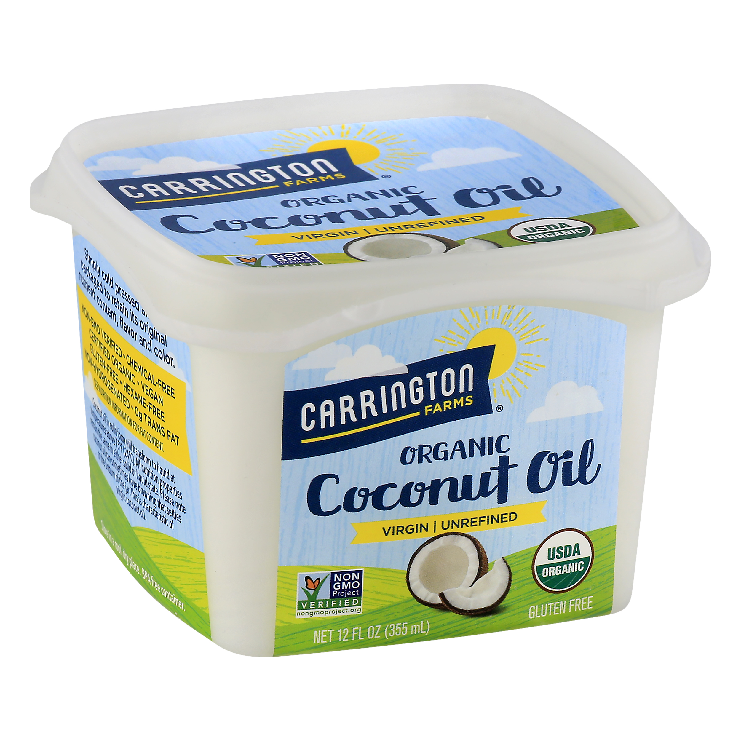 Carrington Farms Organic Unrefined Virgin Coconut Oil