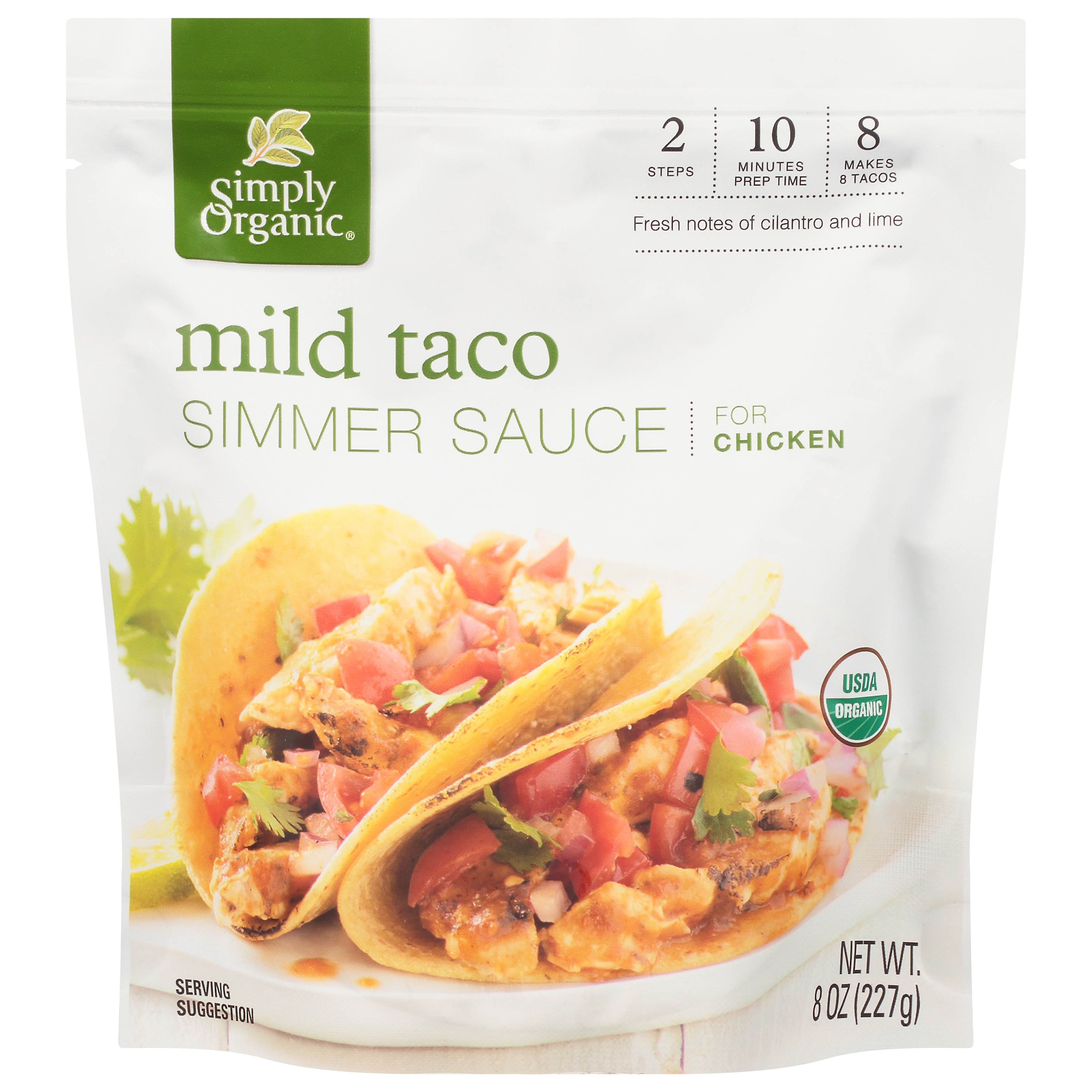 Simply Organic Mild Taco Simmer Sauce