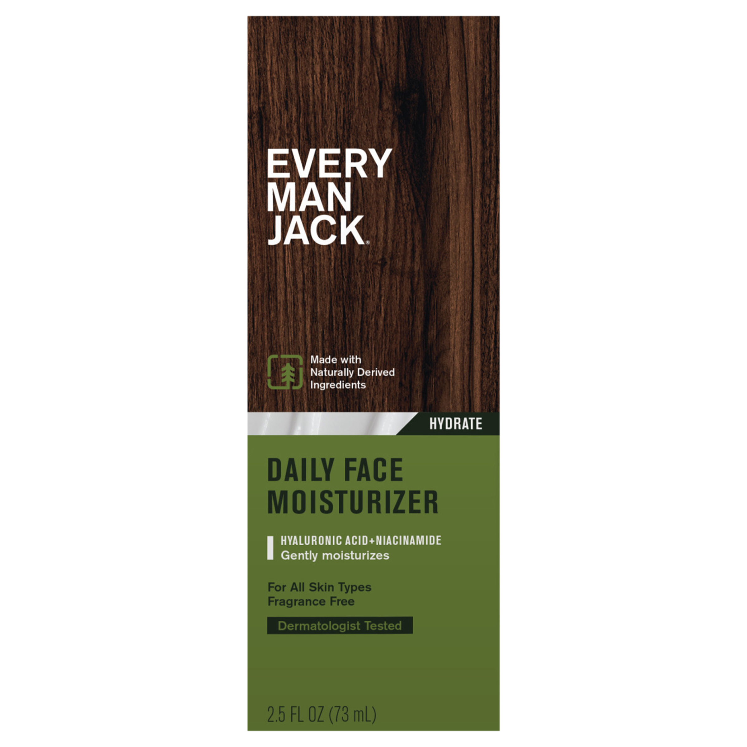 Every Man Jack Daily Hydrating Face Lotion for Men, Naturally Derived,