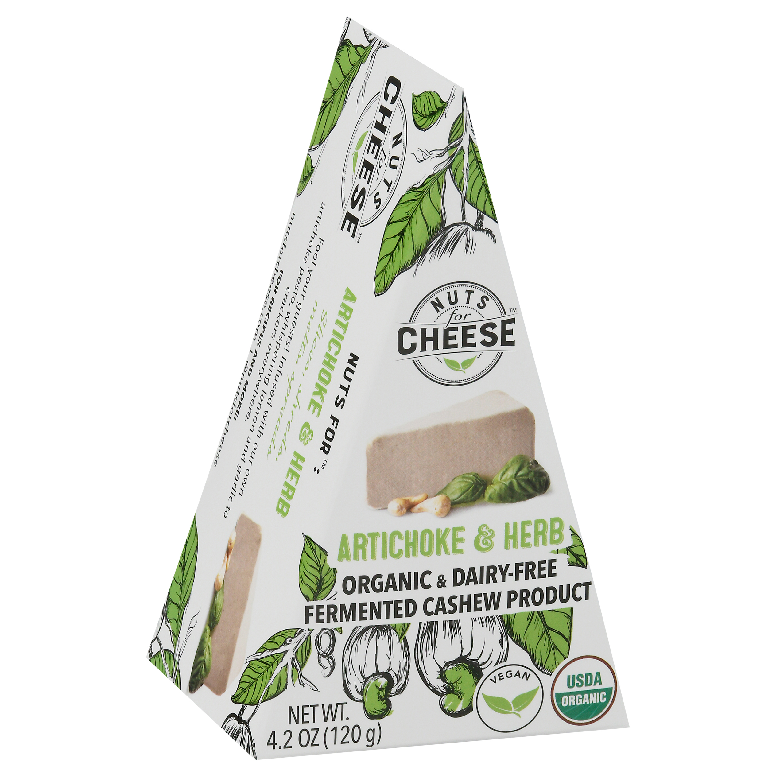 Nuts for Cheese Organic & Dairy-Free Artichoke & Herb Fermented Cashew Product