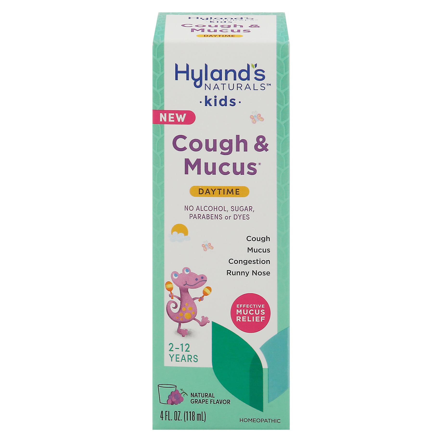 Hyland's Naturals Kids Daytime Natural Grape Flavor Cough & Mucus