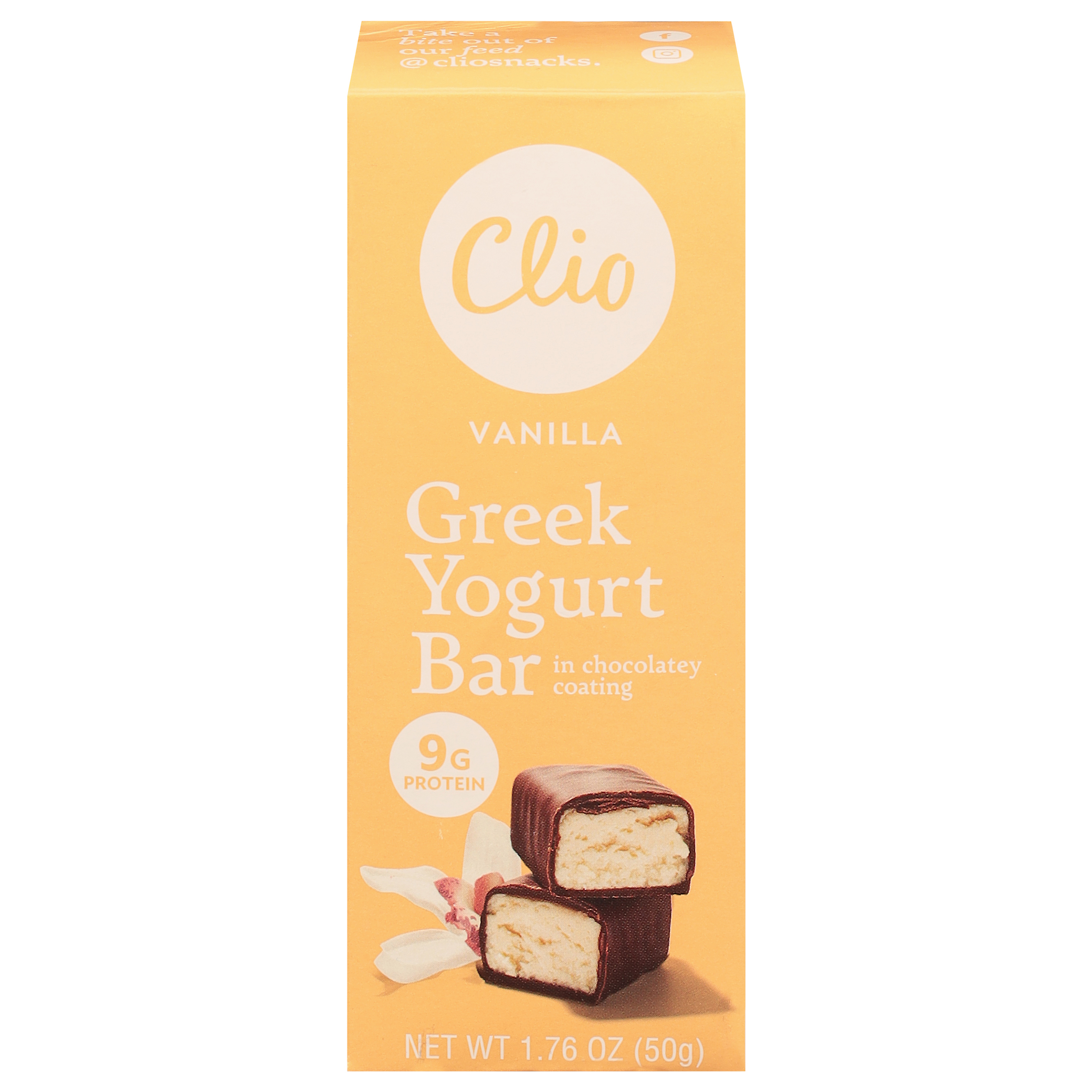 Clio Greek Vanilla Yogurt Bar