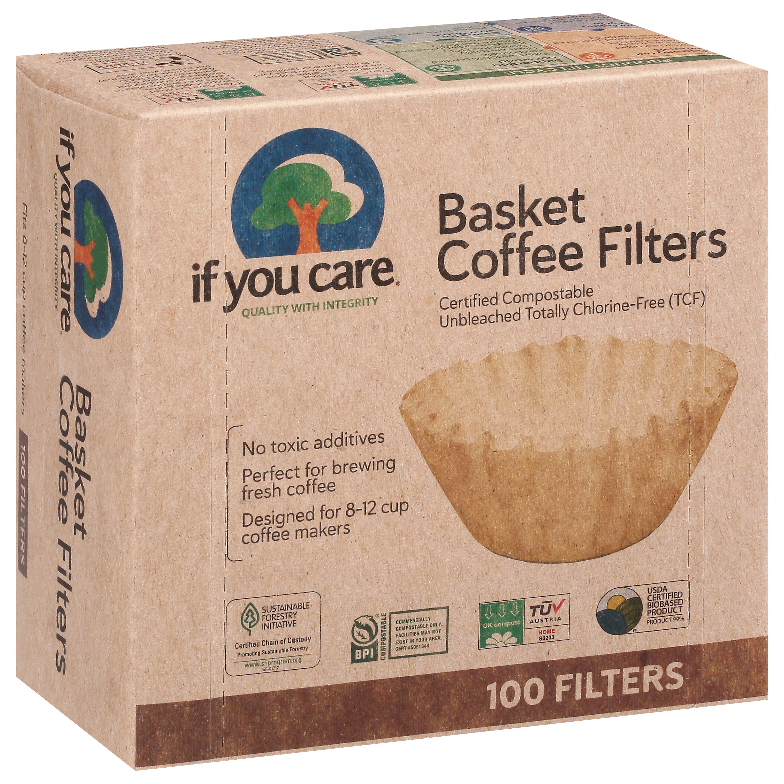 If You Care Basket Coffee Filters