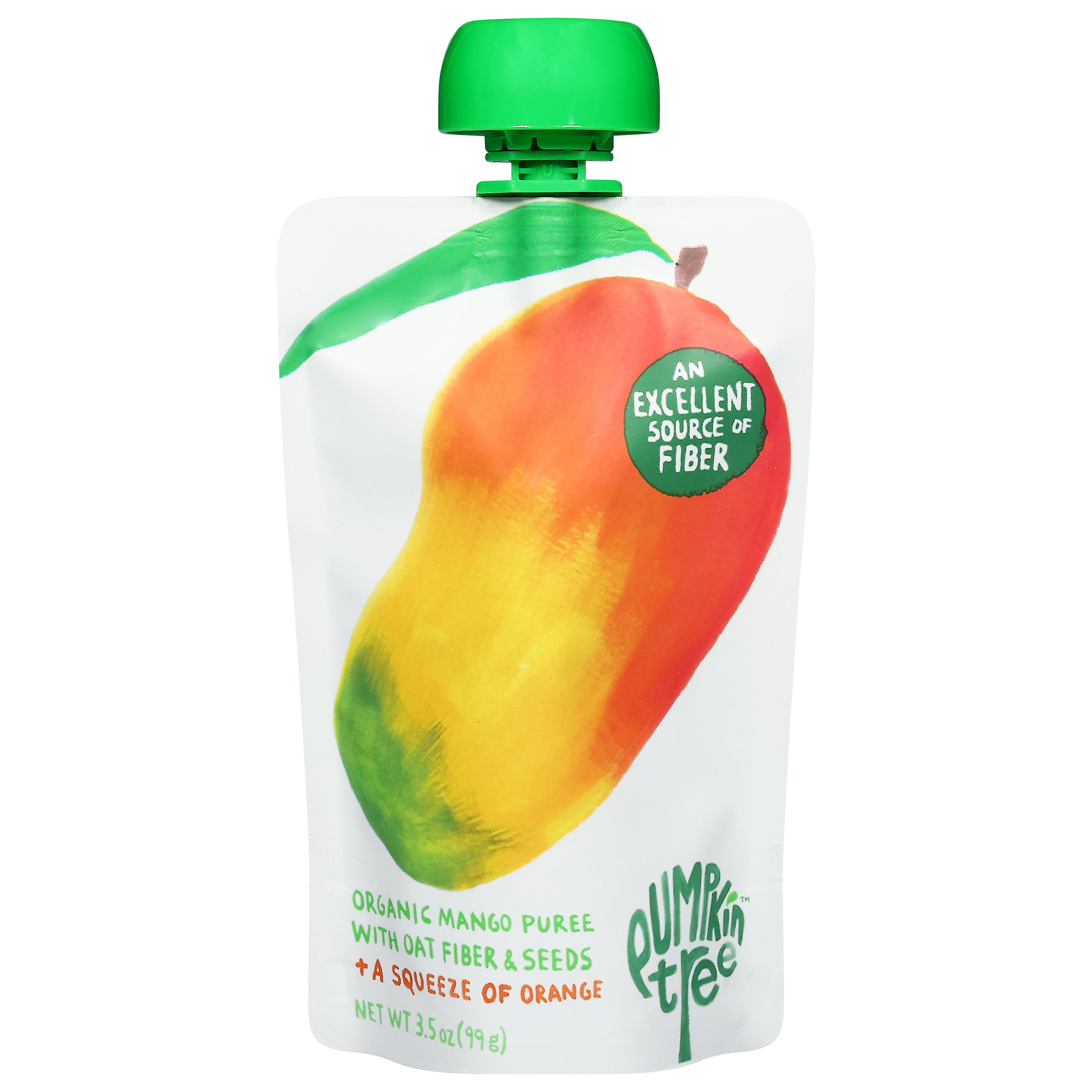 Pumpkin Tree Organic Mango Puree with Oat Fiber & Seeds
