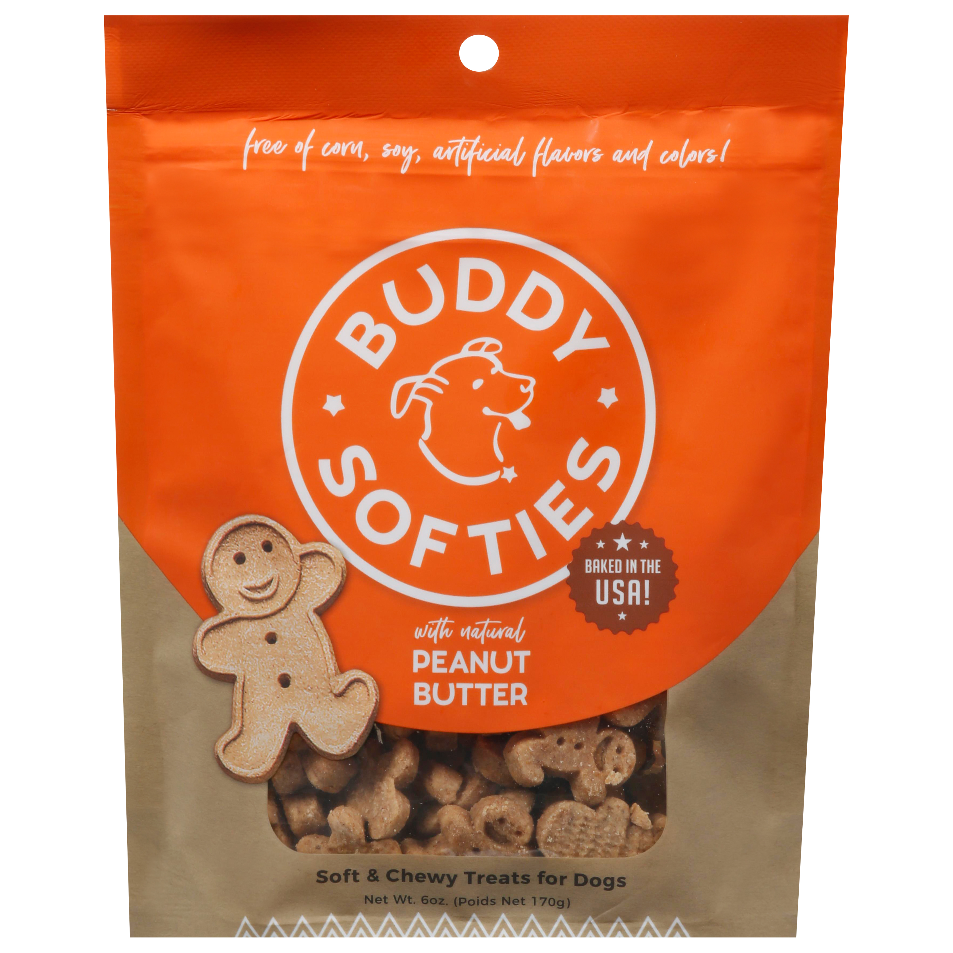 Buddy Softies with Natural Peanut Butter Dog Treats