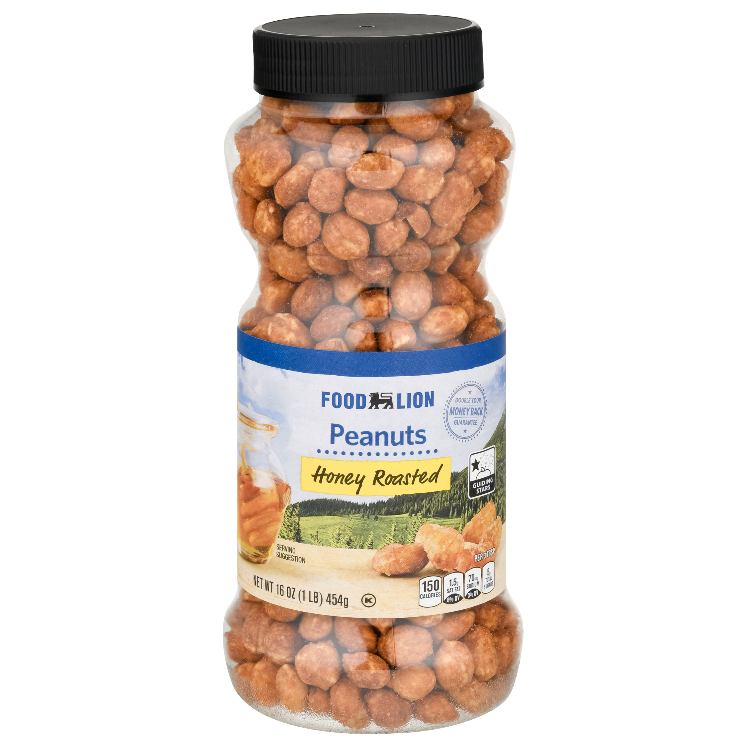 Food Lion Honey Roasted Peanuts 16 oz