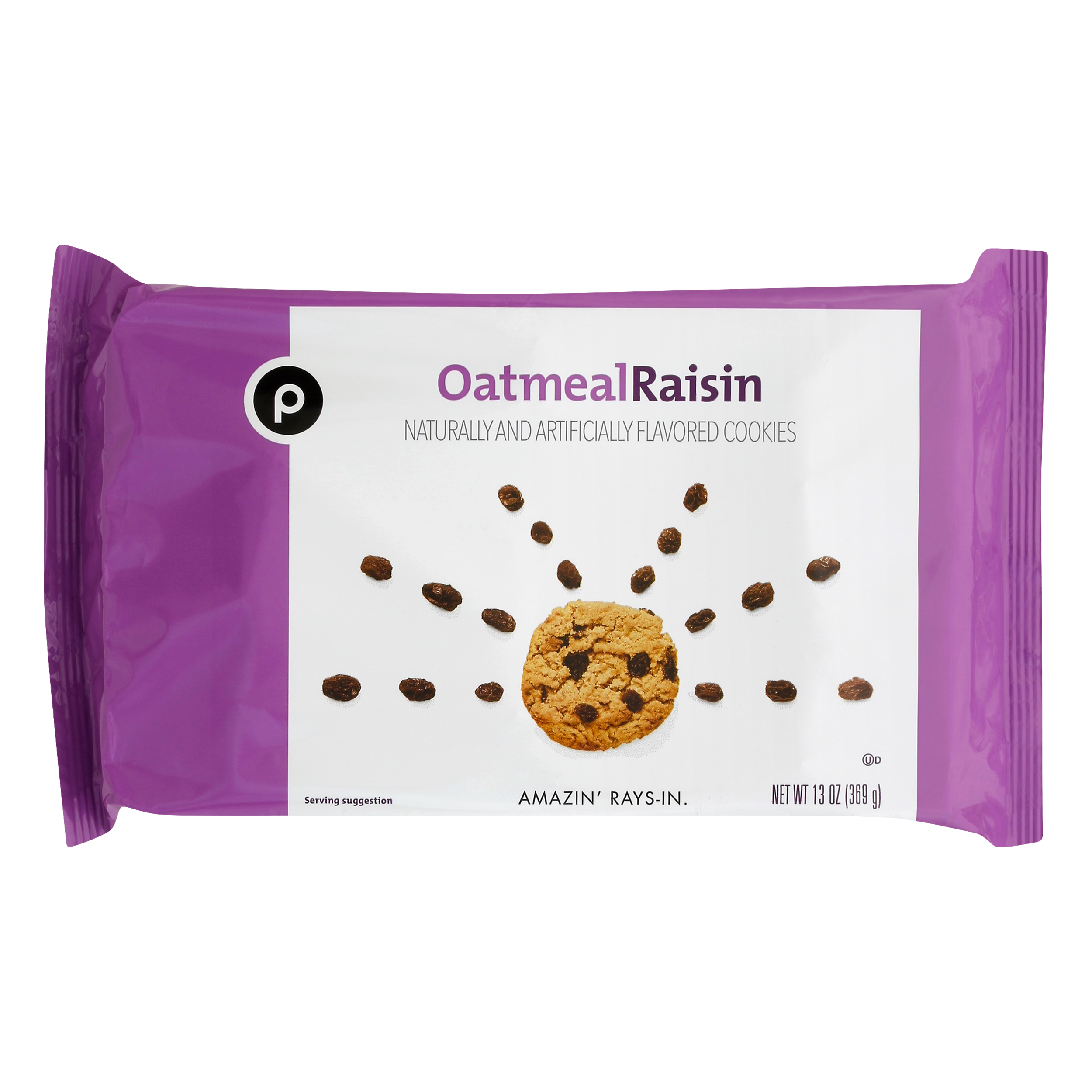 Publix Oatmeal Raisin Cookies 13.0 oz BAG