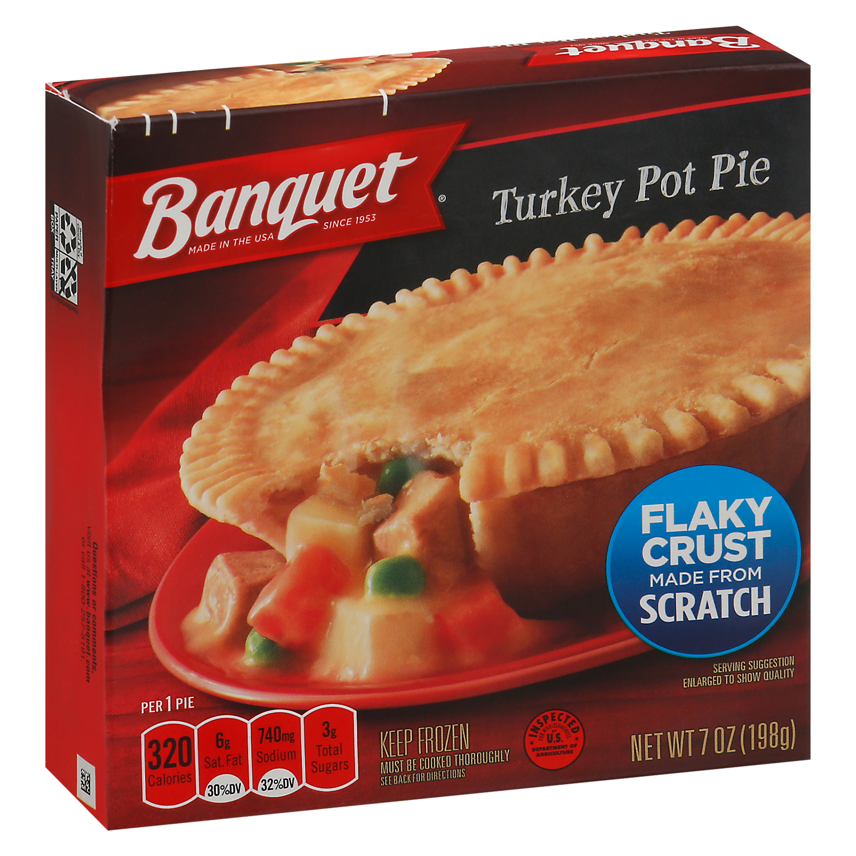Banquet Turkey Pot Pie 7 oz
