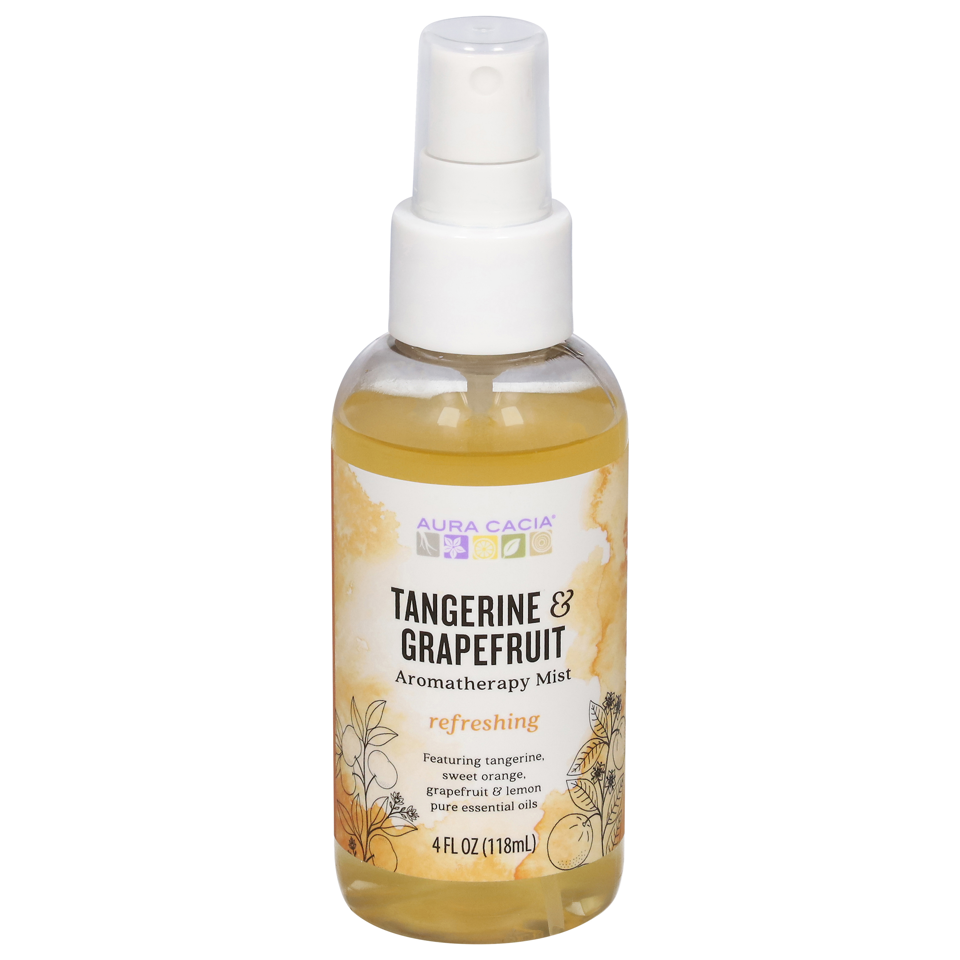 Aura Cacia Refreshing Tangerine & Grapefruit Aromatherapy Mist