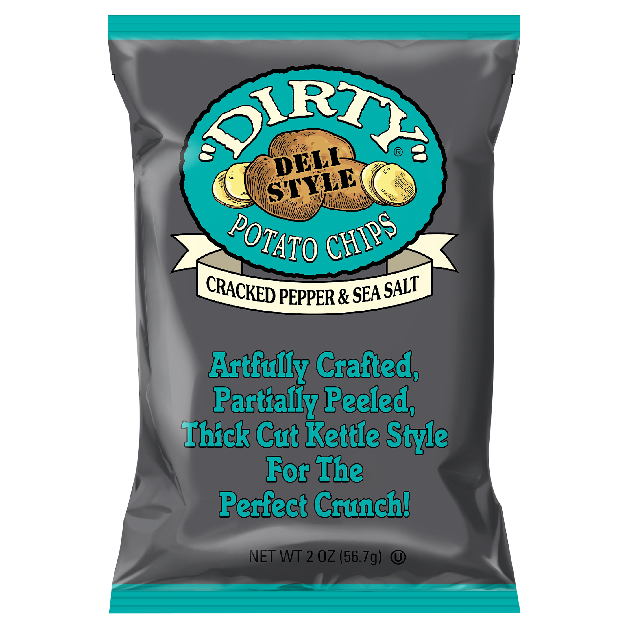 2 oz "Dirty" Cracked Pepper & Sea Salt Potato Chip