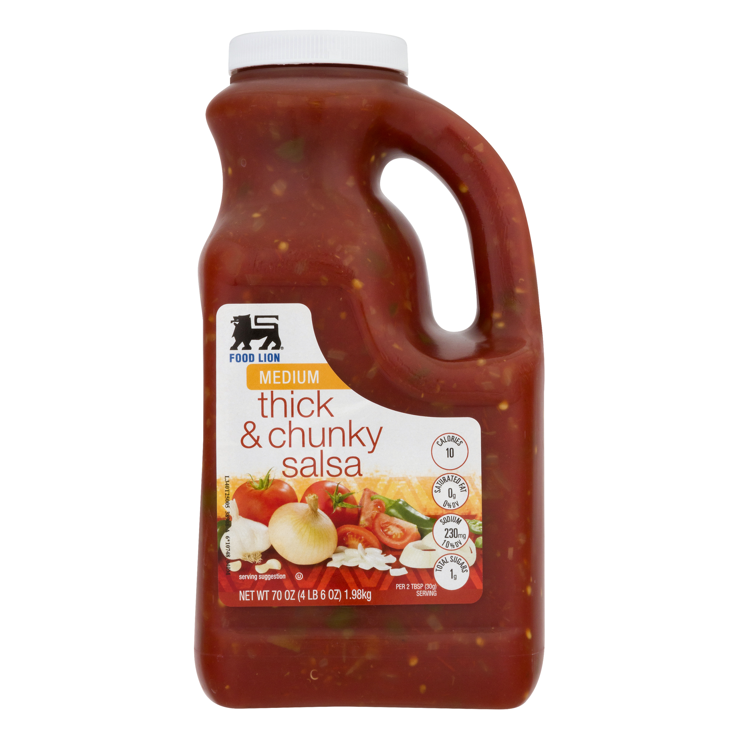 Food Lion Salsa, Thick & Chunky, Medium, Jug
