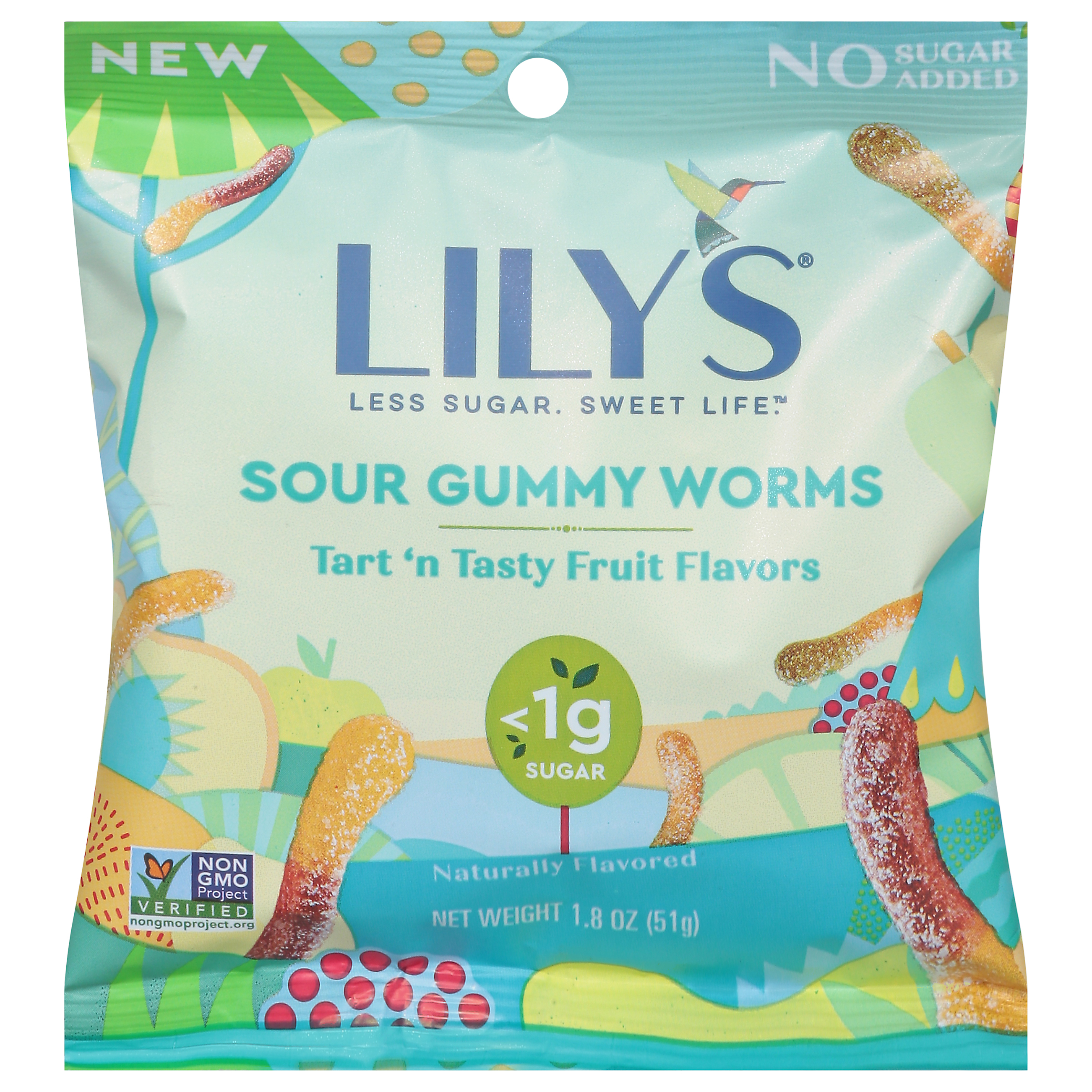 Lily's Sour Gummy Worms