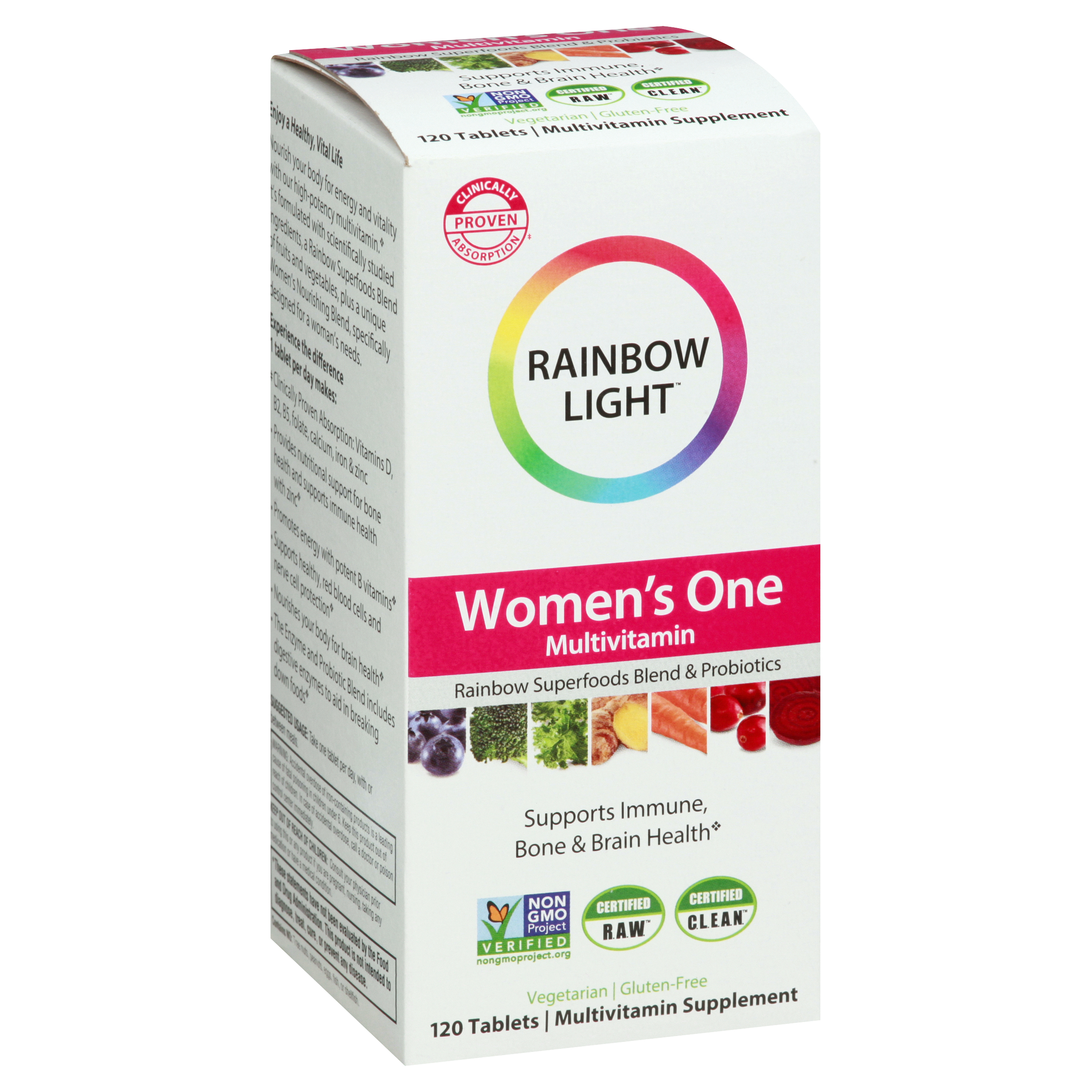 Rainbow Light Tablets Women's One Multivitamin