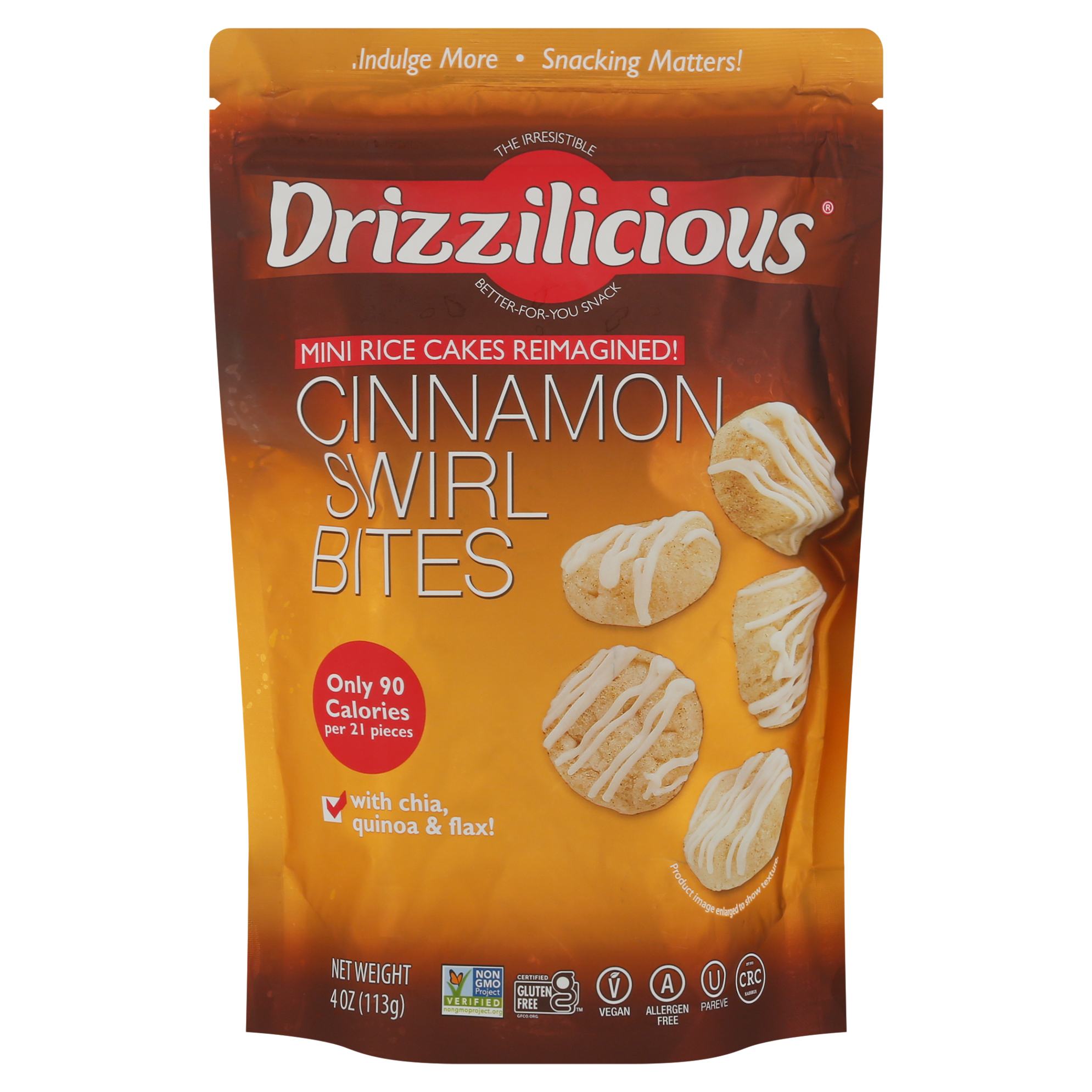 Drizzilicious Cinnamon Swirl Bites