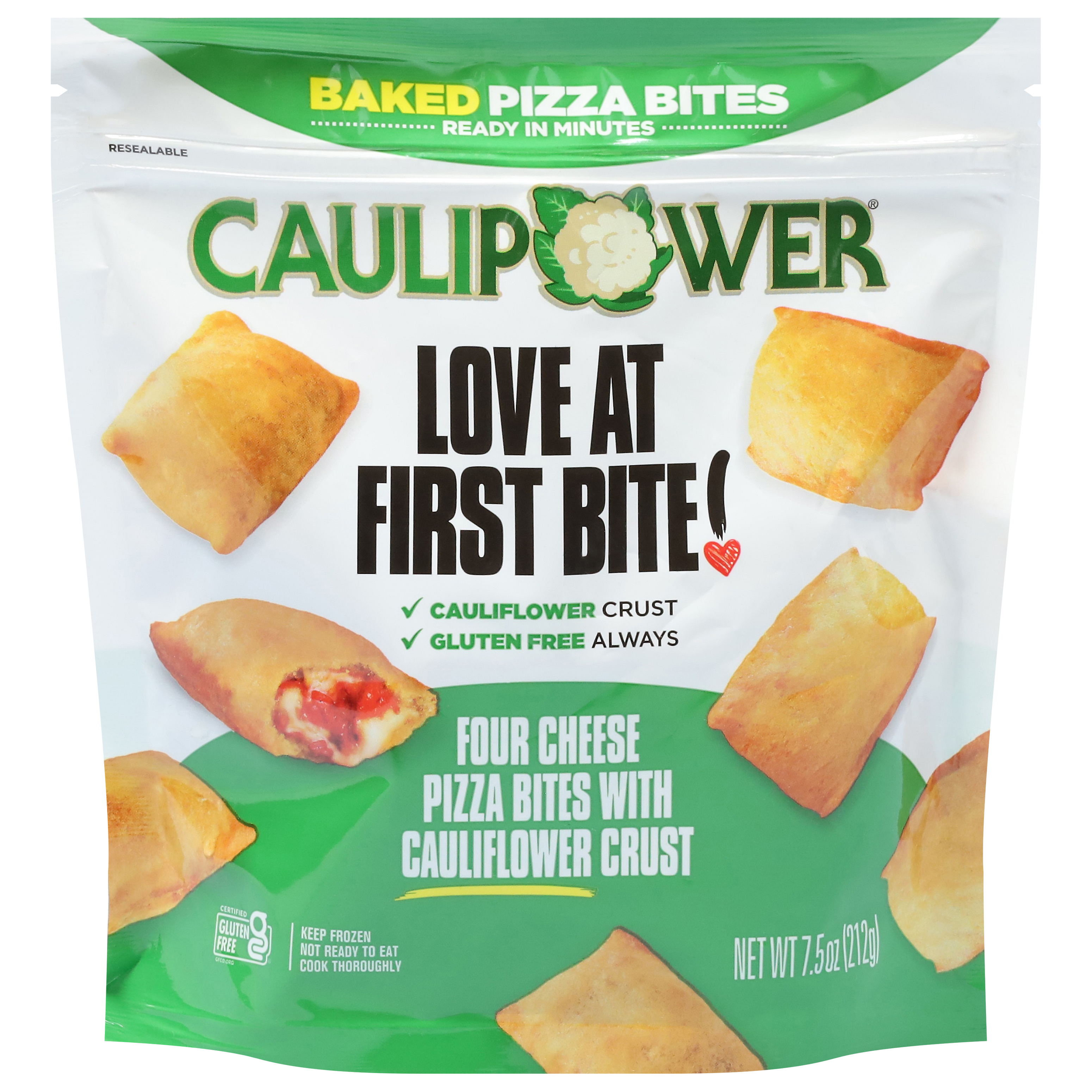 Caulipower Four Cheese Pizza Bites with Cauliflower Crust