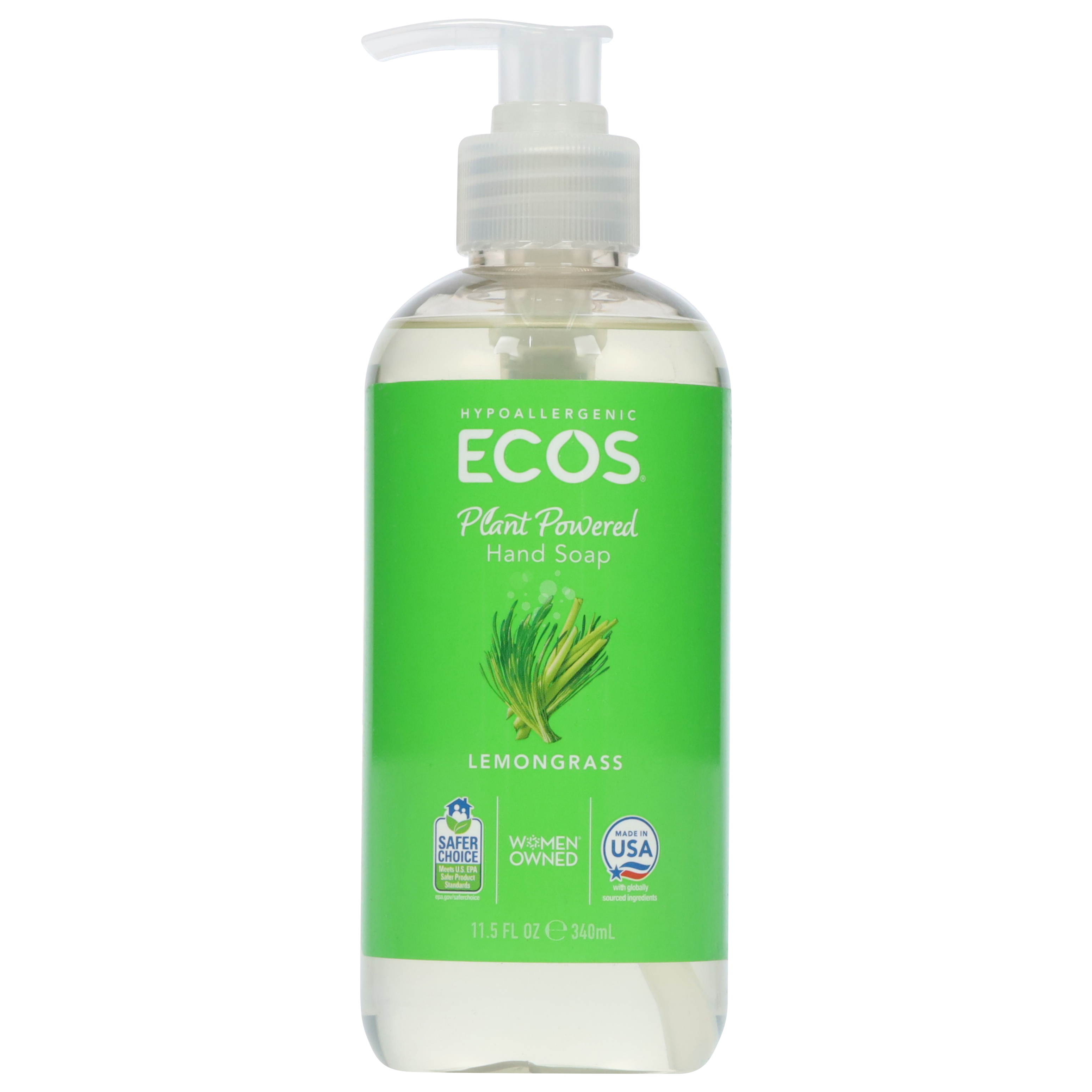Ecos Plant Powered Lemongrass Hand Soap