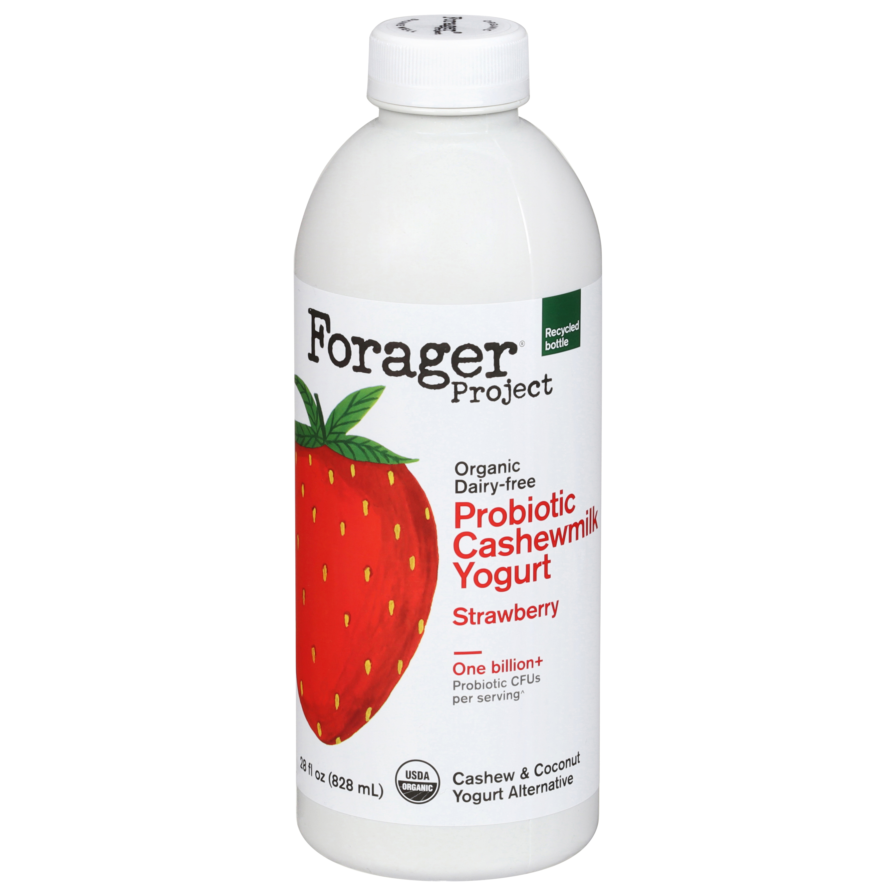 Forager Project Dairy-Free Organic Probiotic Strawberry Cashewmilk Yogurt