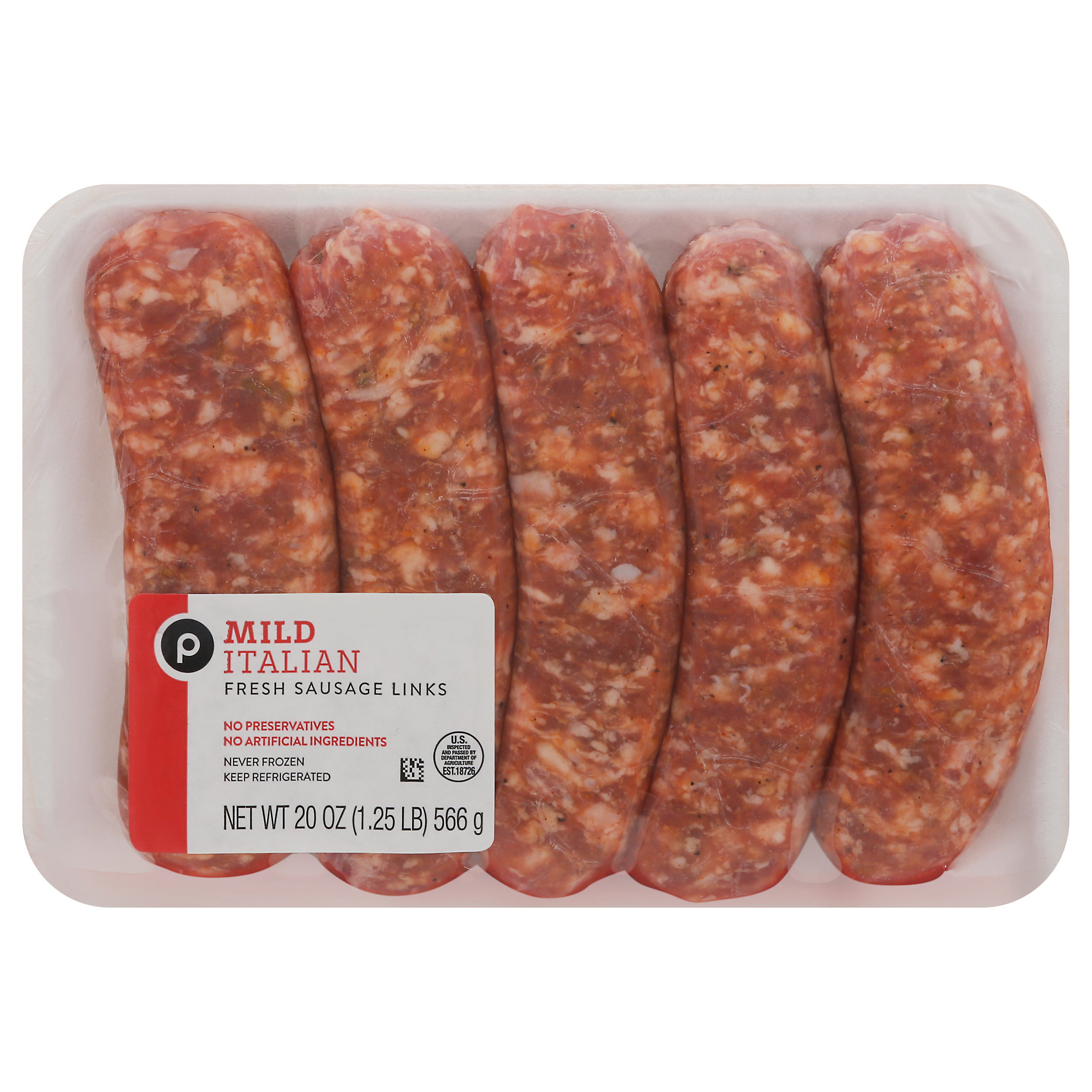 Publix Mild Italian Fresh Sausage Links 20 oz