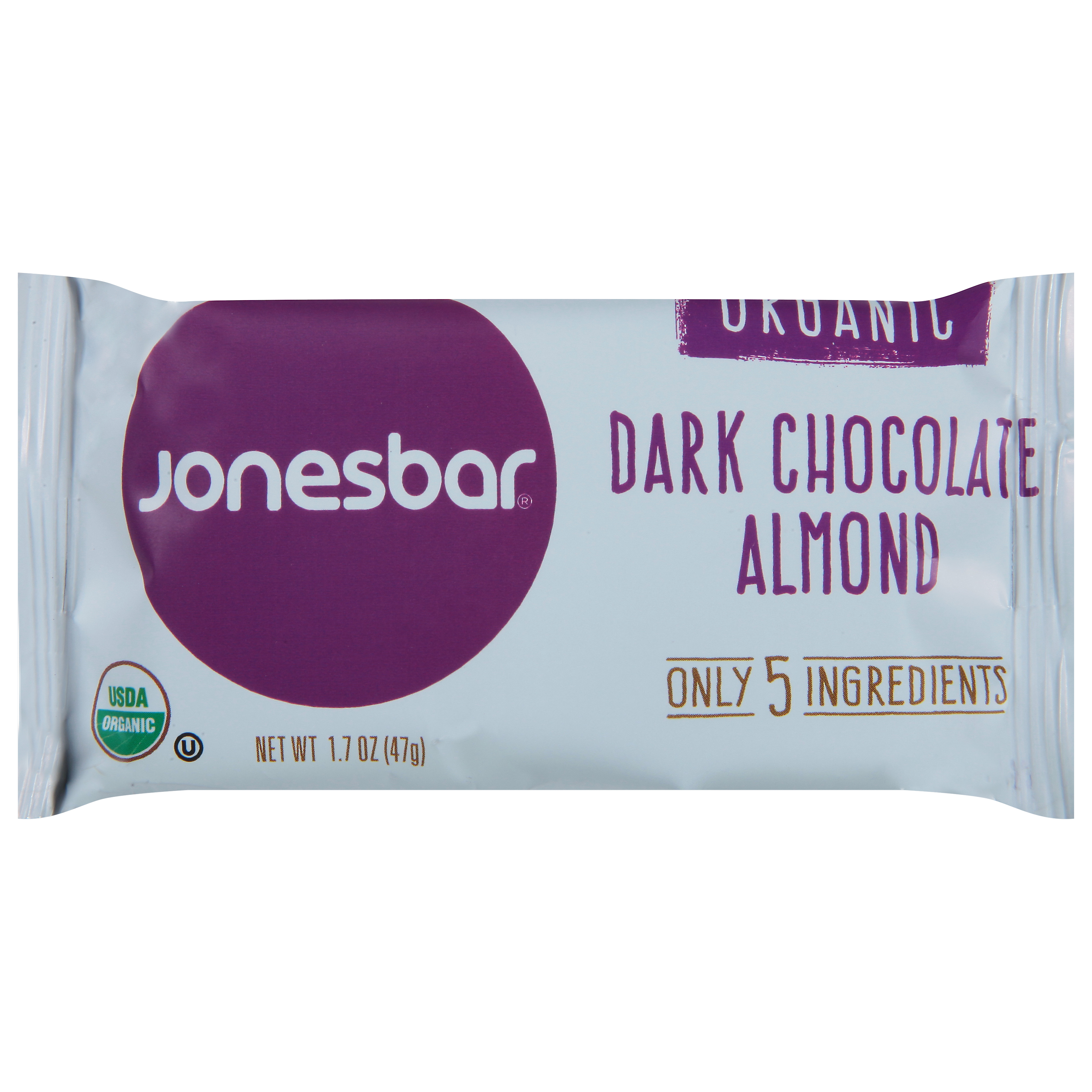 Jonesbar Organic Dark Chocolate Almond Bar