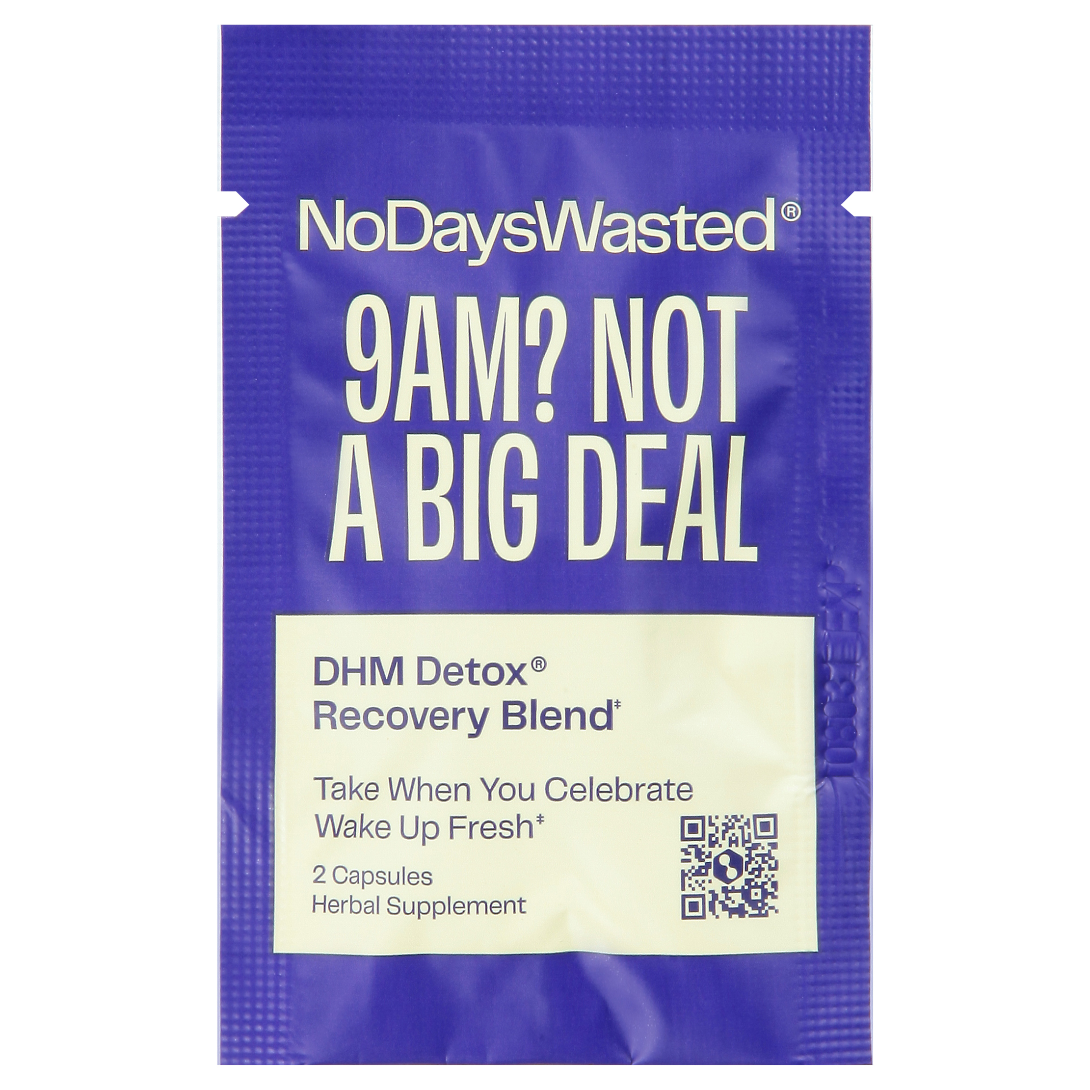 No Days Wasted DHM Detox Recovery Blend 2 Capsules